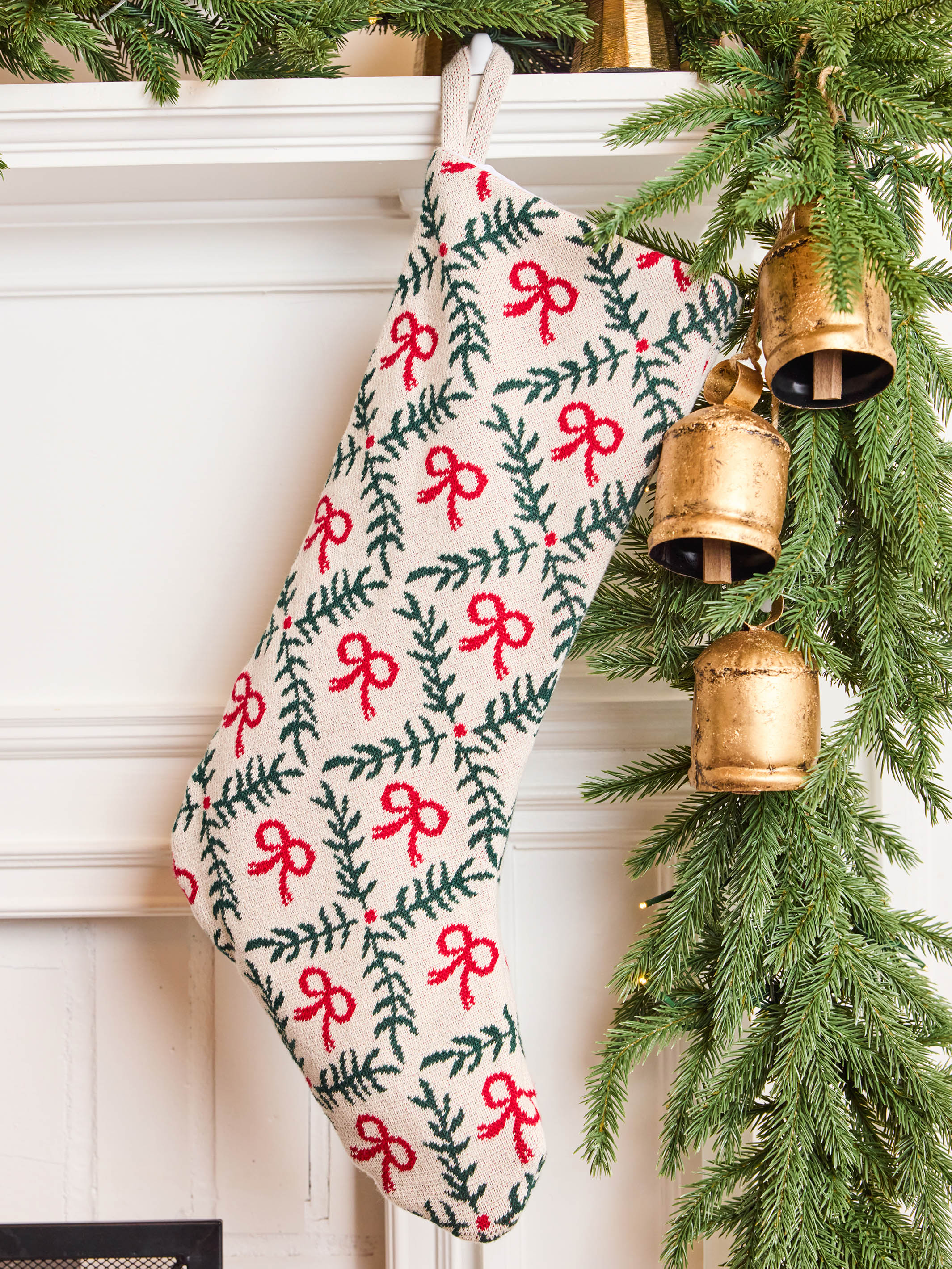 Stocking - Holiday Trellis | Mary Square