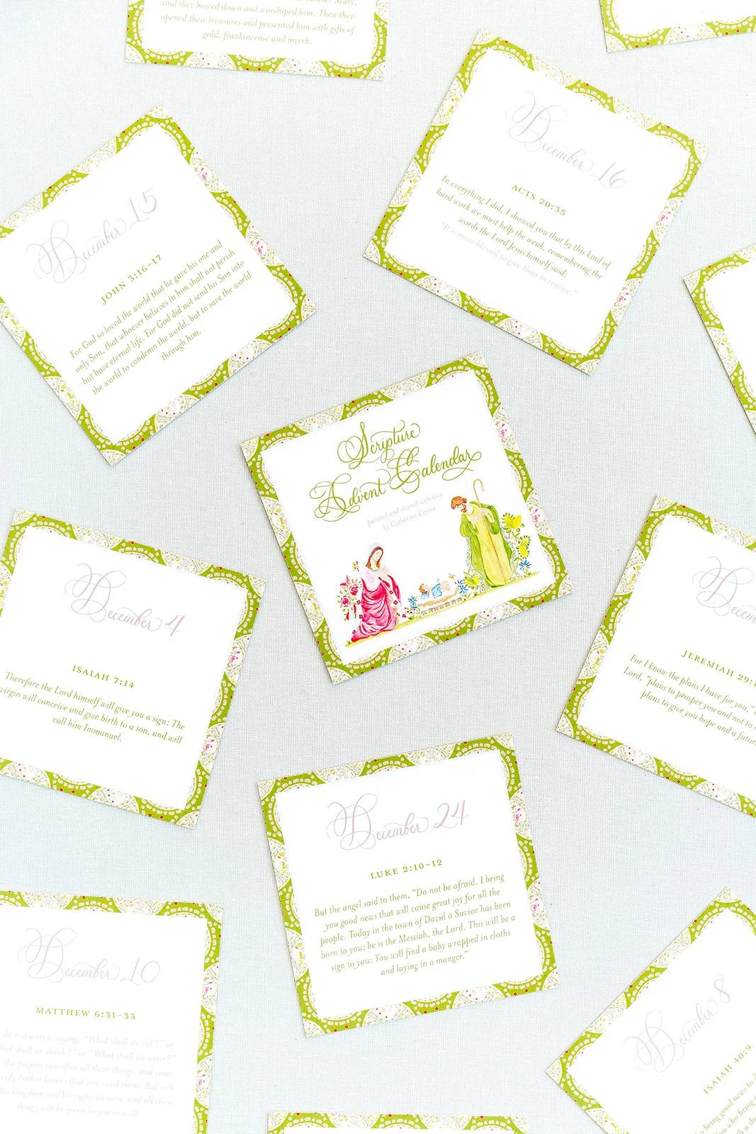Advent Scripture Cards | Catherine Cartie