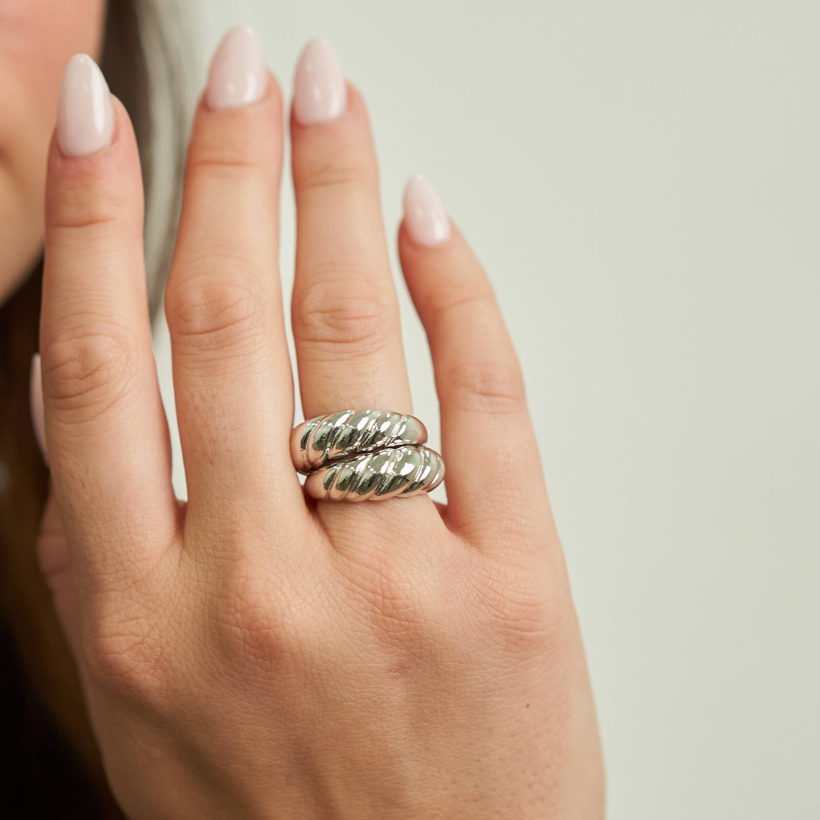 Silver Braided Ring 6 | Brenda Grands