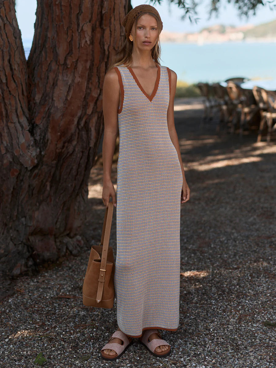 Albane Knit Dress - Caramel Clay | Varley