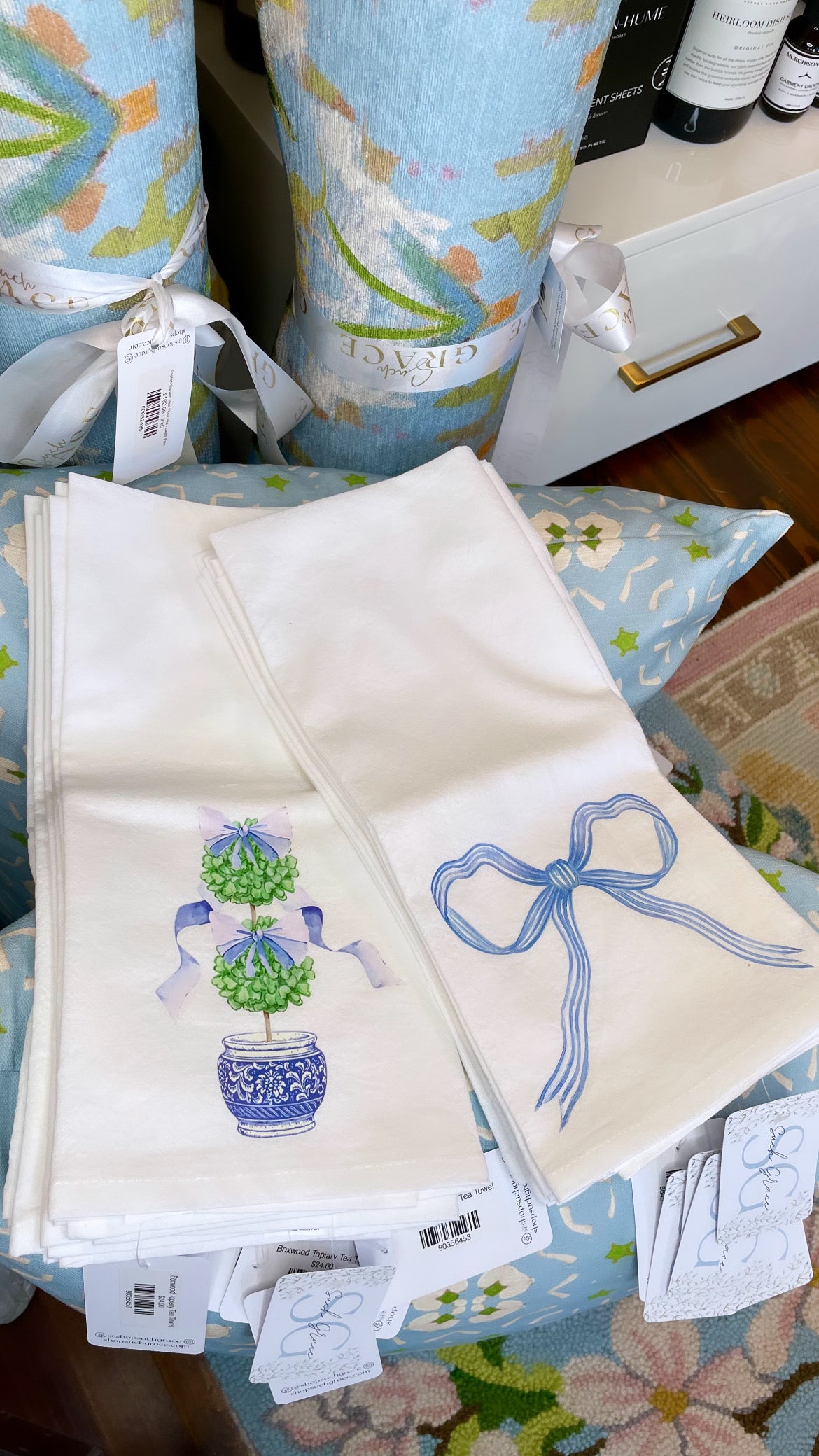 Bow Tea Towel