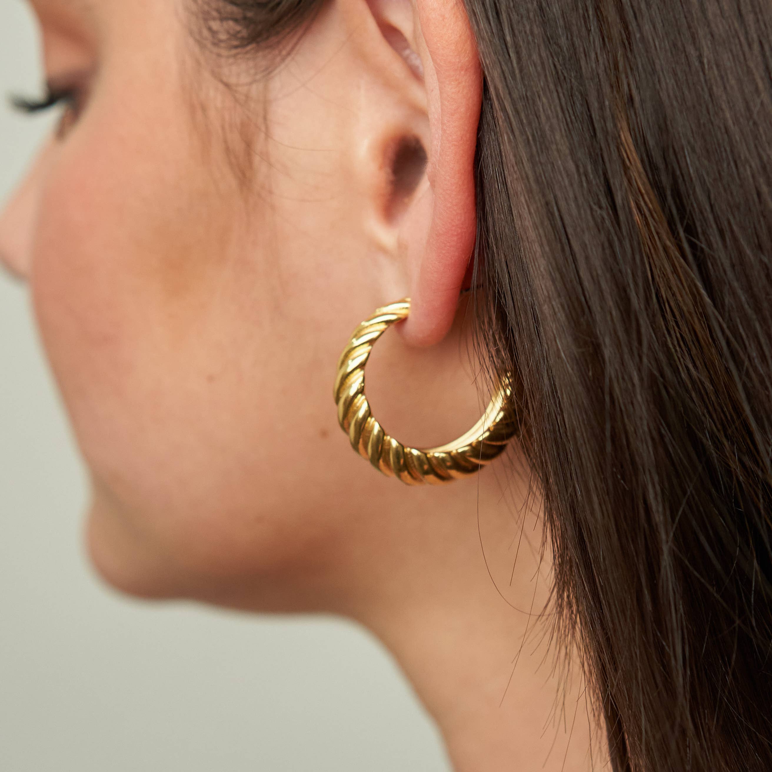 Braided Hoops Big | Brenda Grands