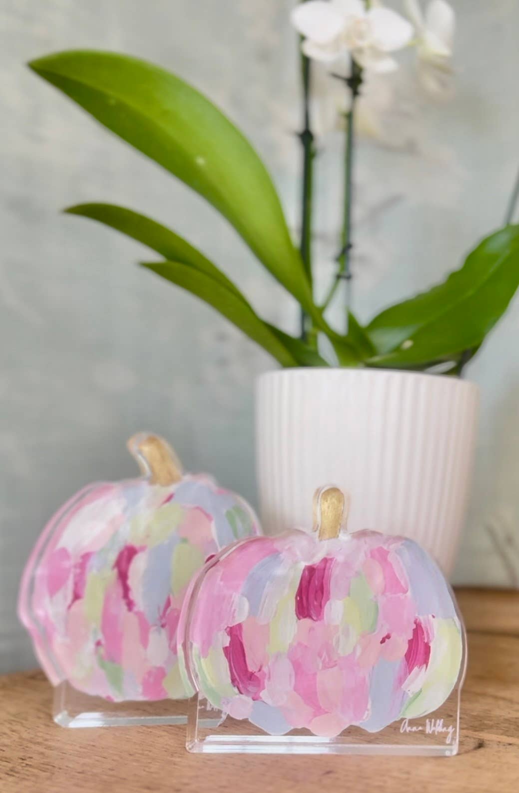 Pumpkin Acrylic Blocks | Anna Walding Art
