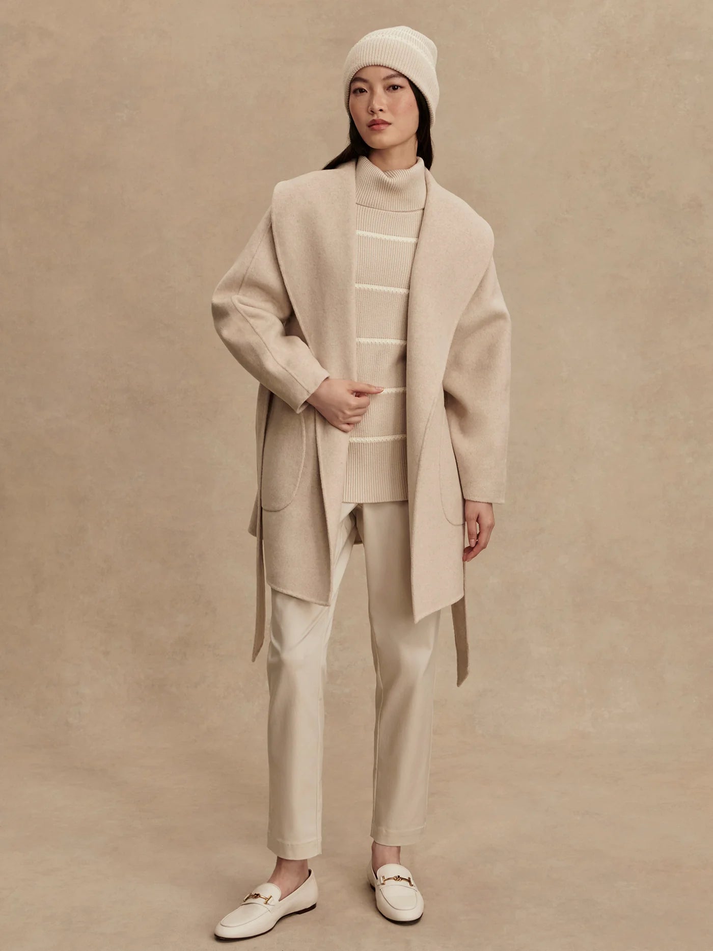 Edgemere Wrap Jacket - Pumice Stone Marl | Varley