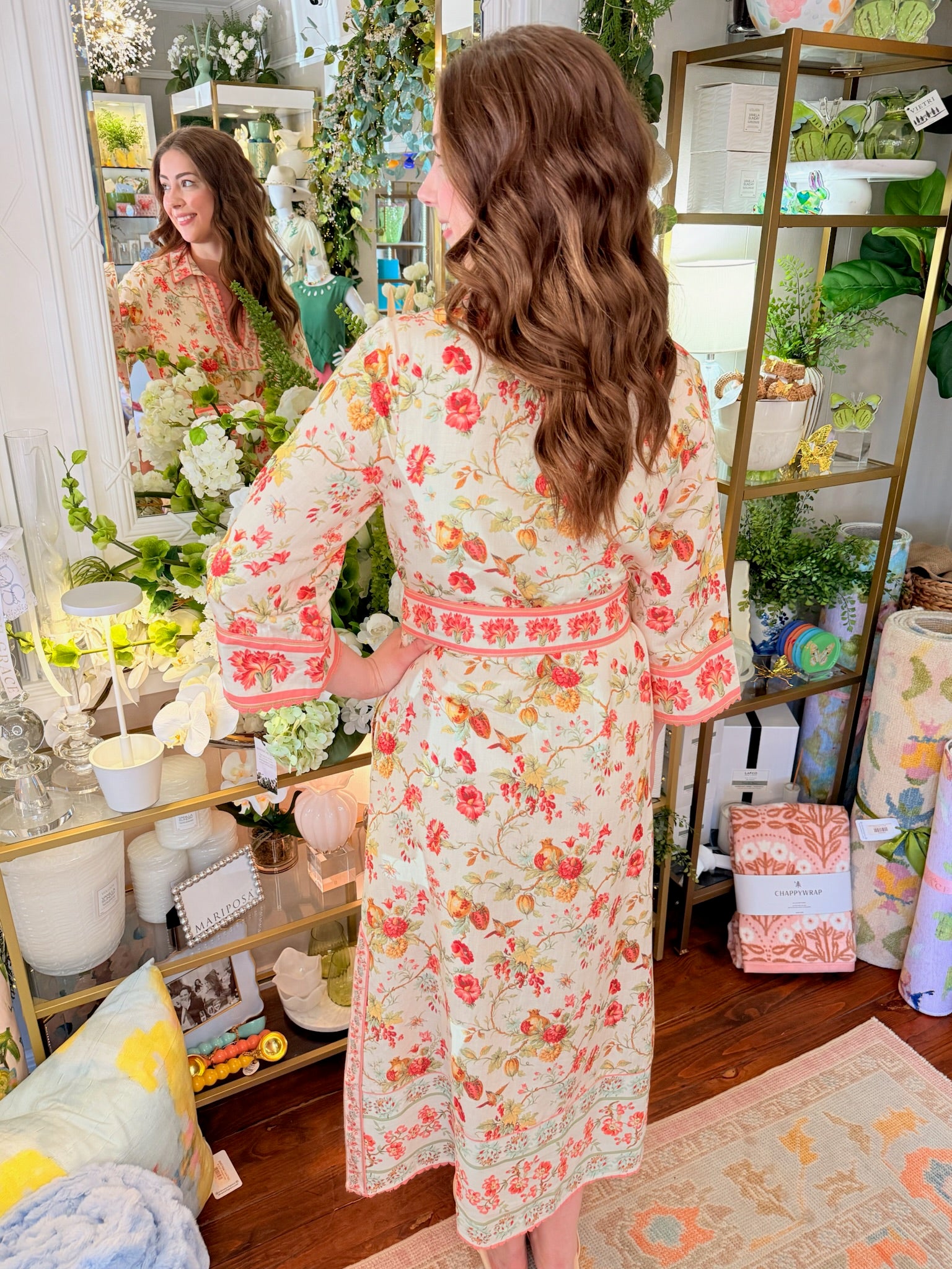 Talia Dress on English Gardens | Elizabeth James
