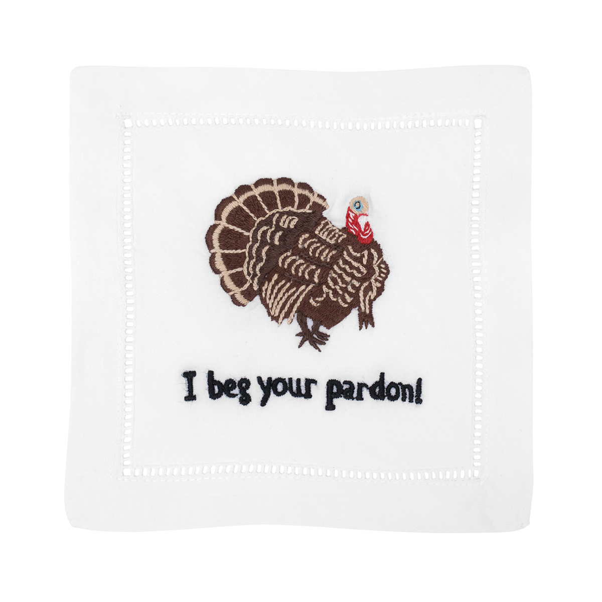 I Beg Your Pardon Cocktail Napkins | August Morgan