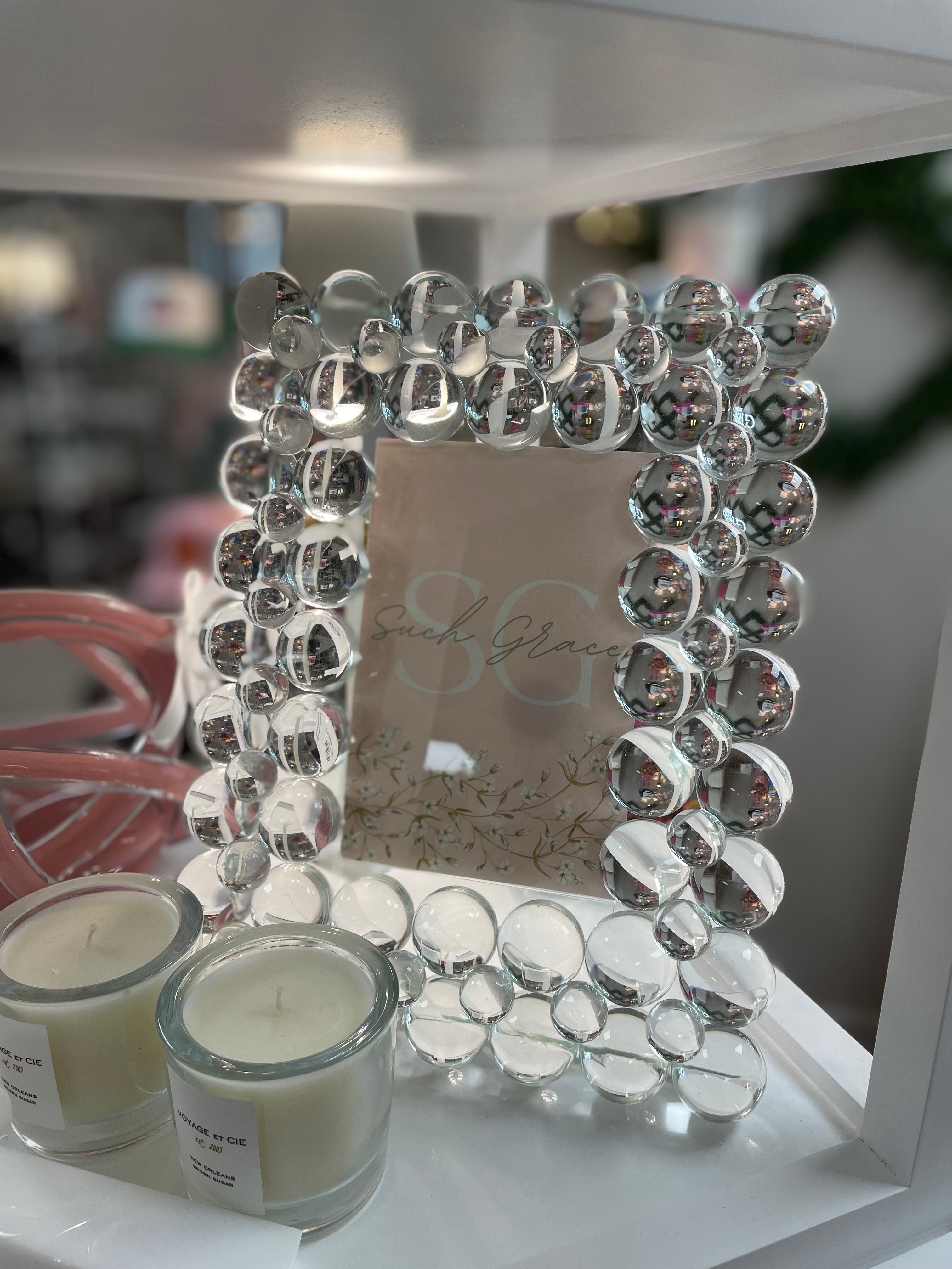Crystal Glass Double Bubble Frame | TIZO