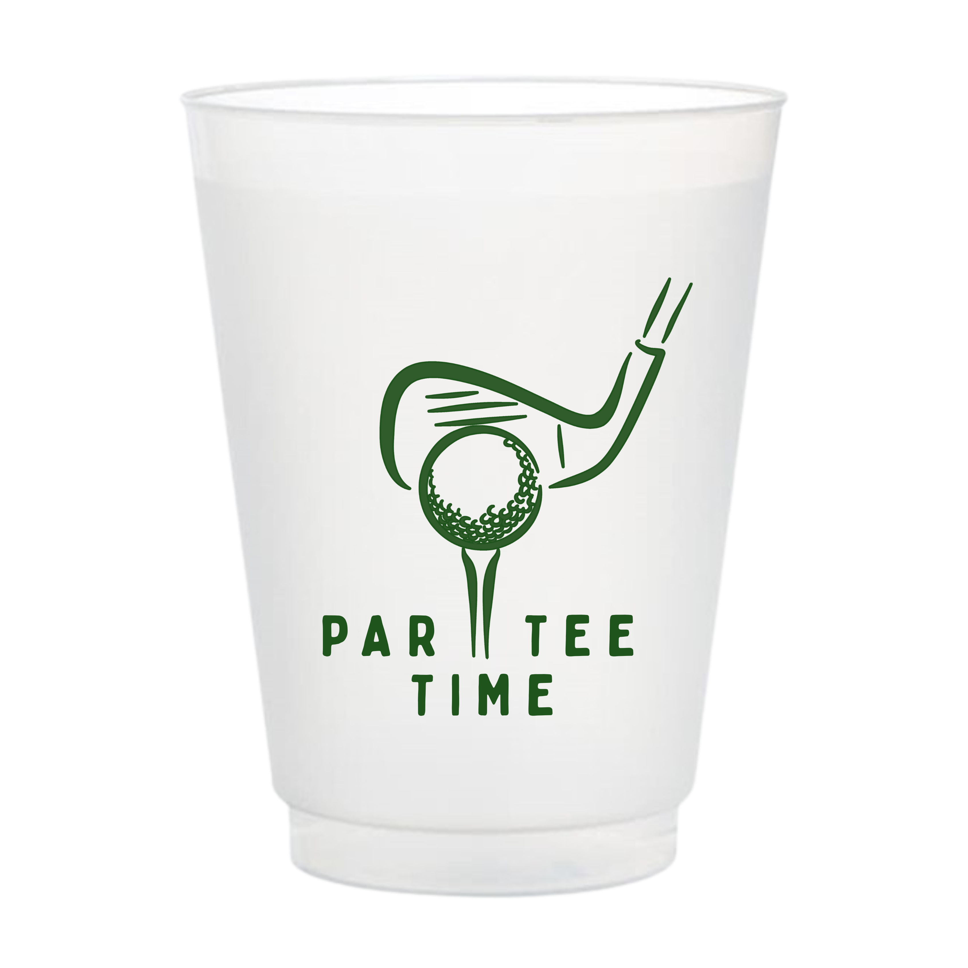 Par-Tee Time Frosted Cups