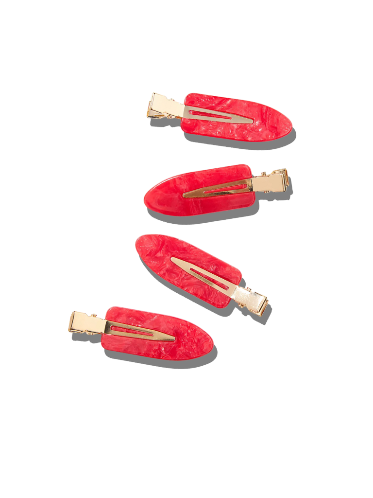 4pc Creaseless Clip Set | Eco-Friendly Acetate | Solar Eclipse