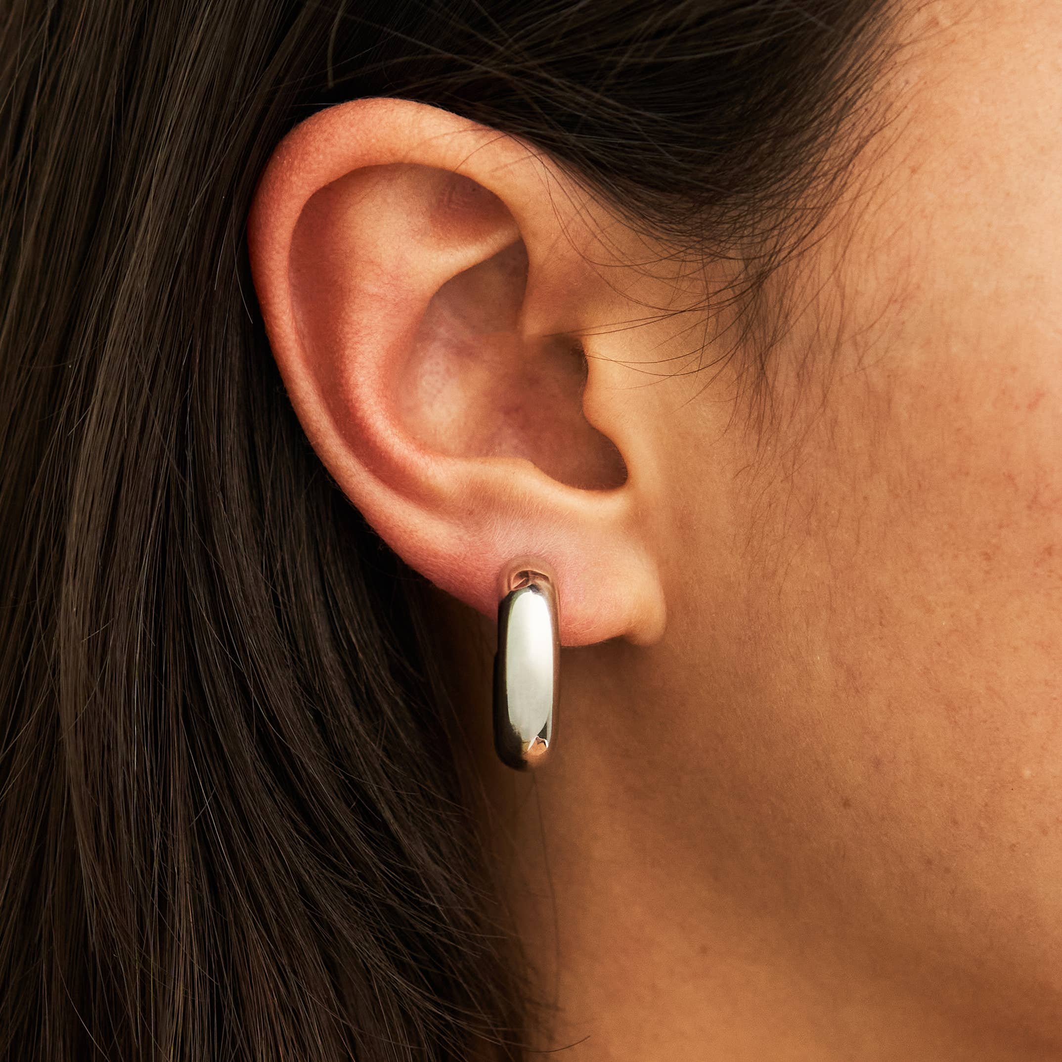 Silver Bubble Mini Hoops | Brenda Grands