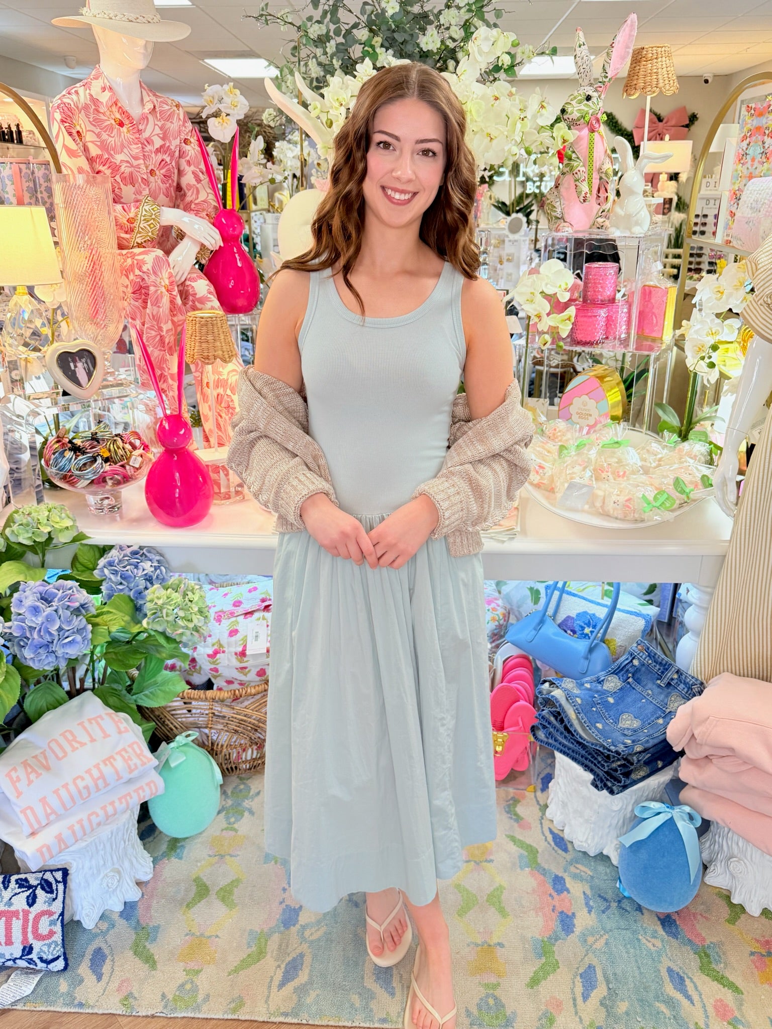 KR Tank Dress - Sea Salt | Kerri Rosenthal