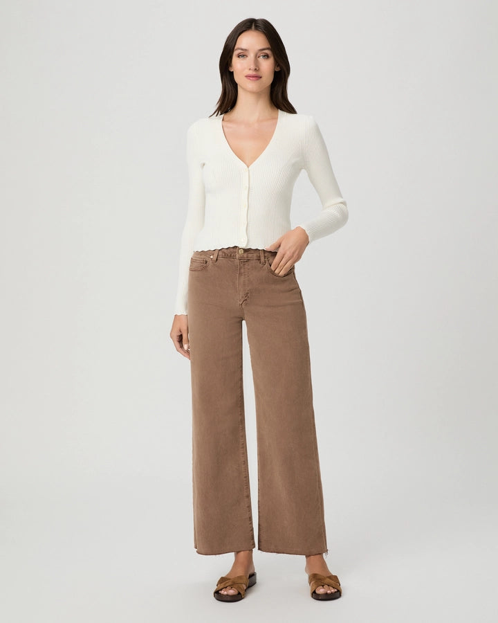 Anessa Wide Leg Jean (31") - Vintage Canewood | Paige