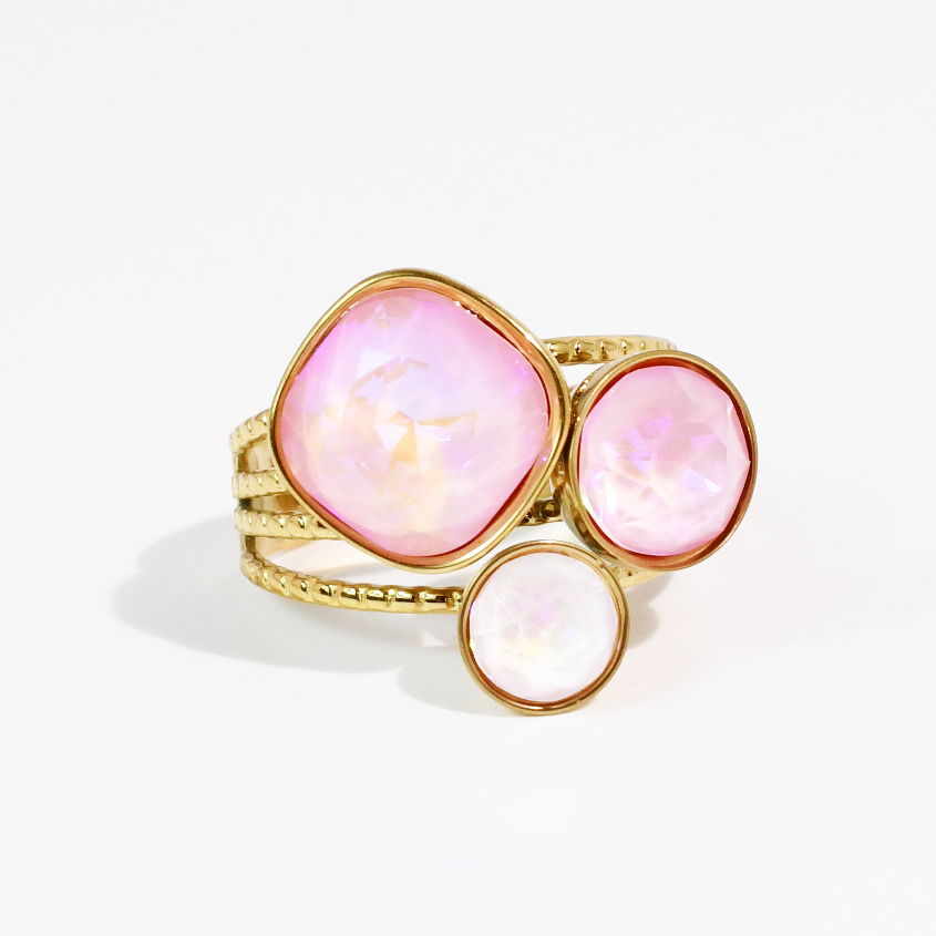 Pink Pop Crystal Ring