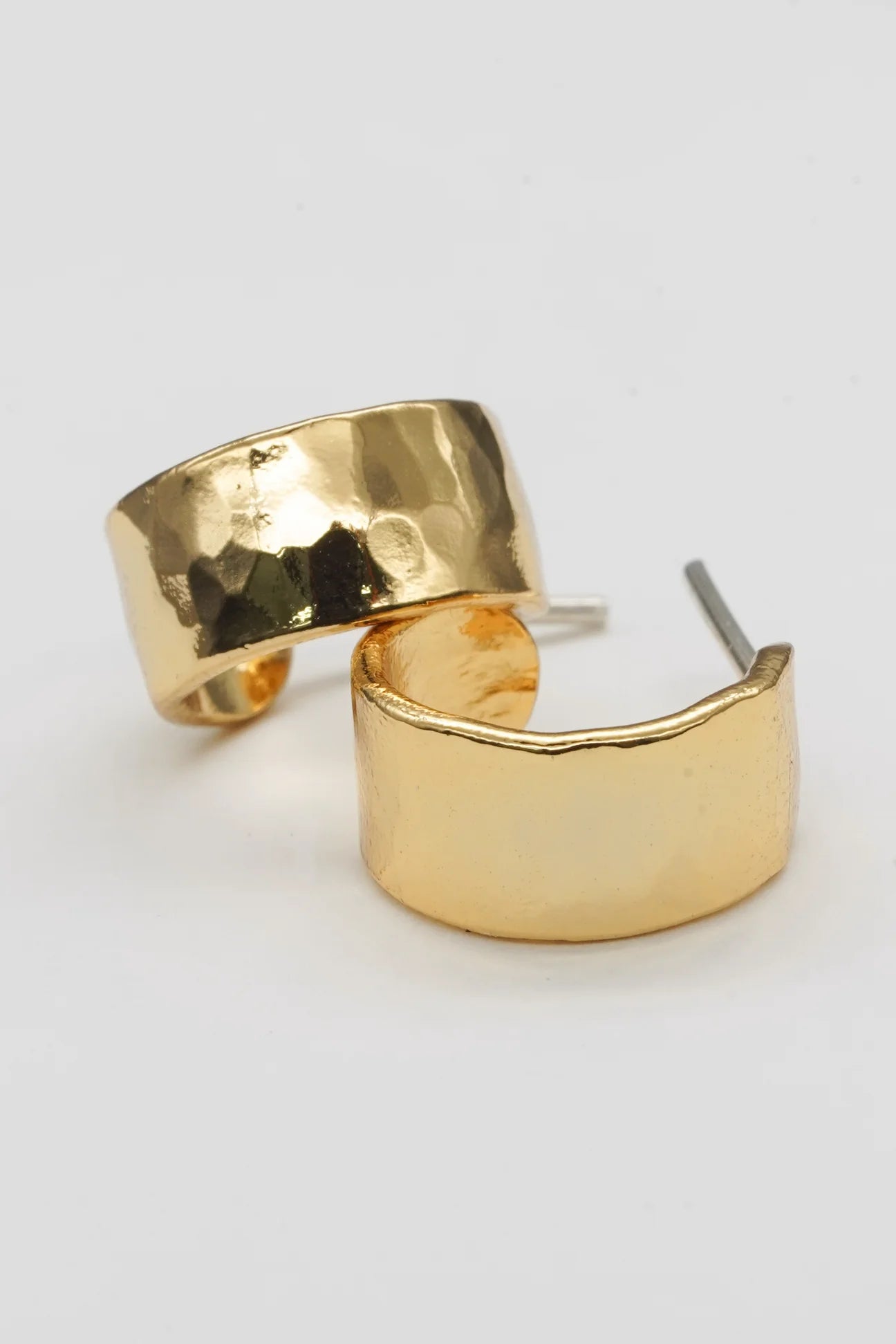 Hammered Hoops Mini | Brenda Grands