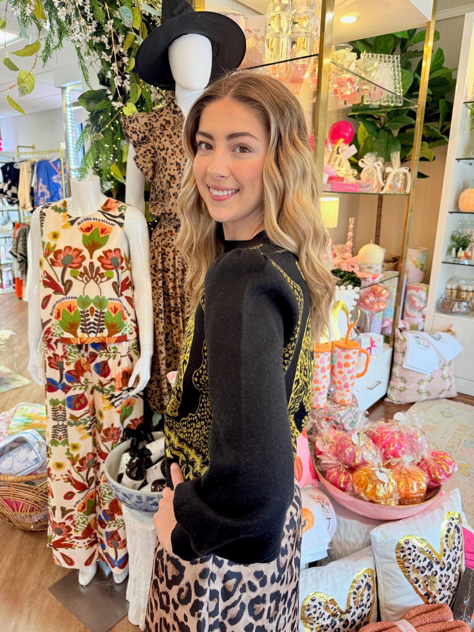 Lucie Sweater - Pouncing Panther | Alden Adair