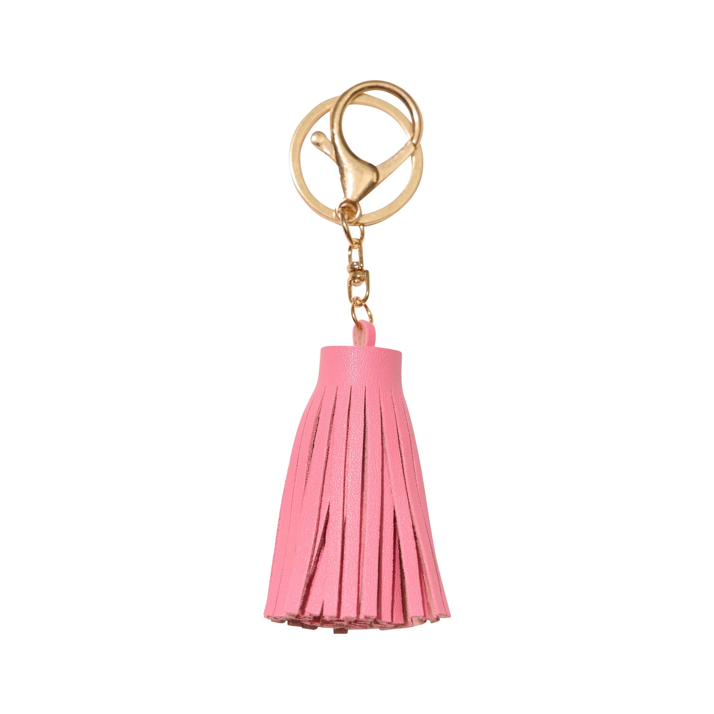 Faux Leather Tassel Bag Charms
