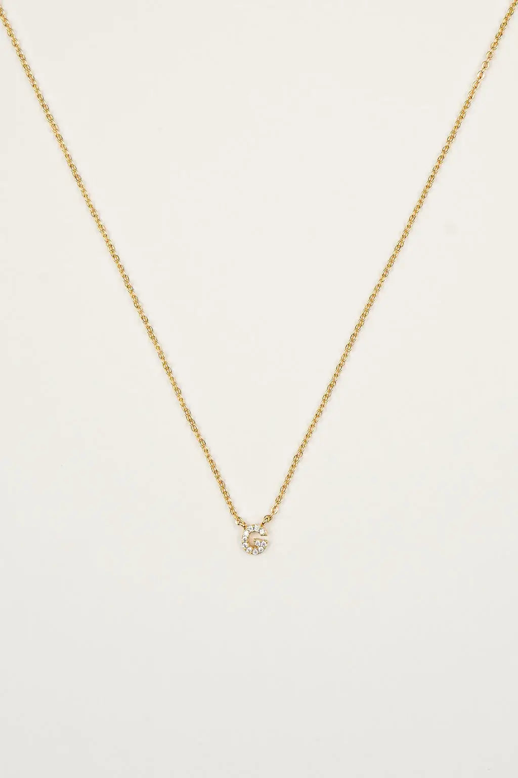 Shiny Initial Necklace