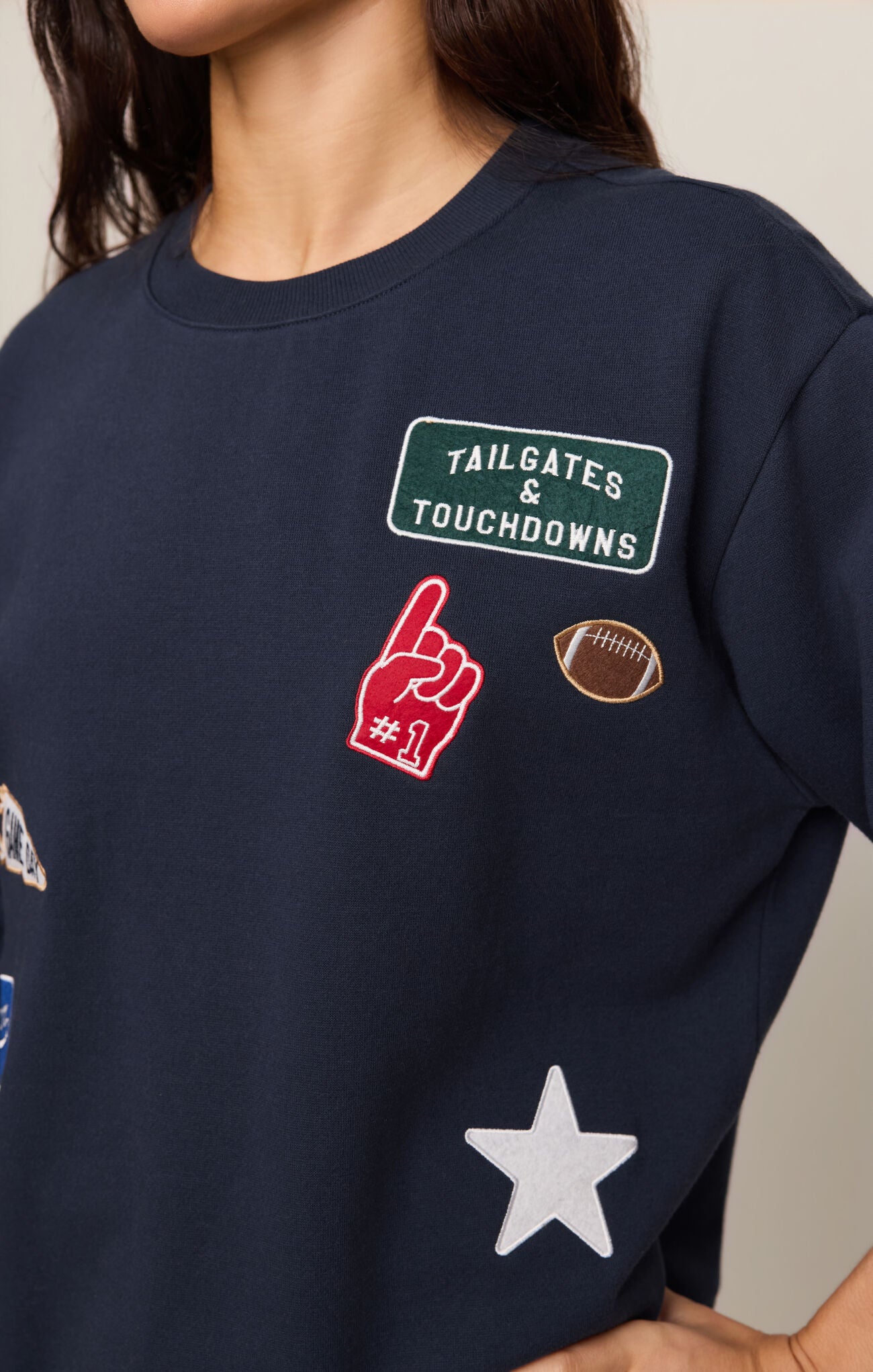 Boyfriend Patch Sweatshirt | Z Supply