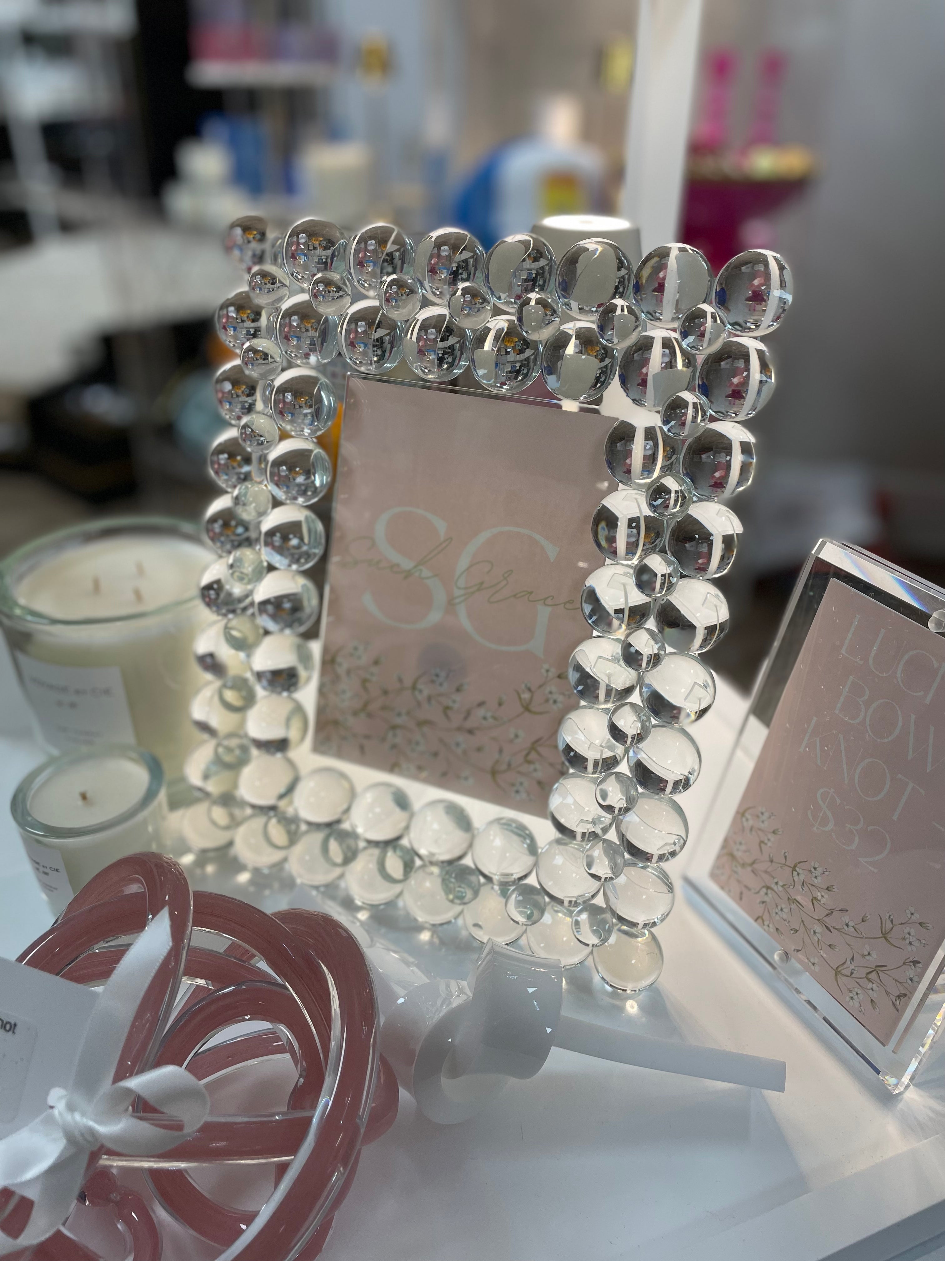 Crystal Glass Double Bubble Frame | TIZO