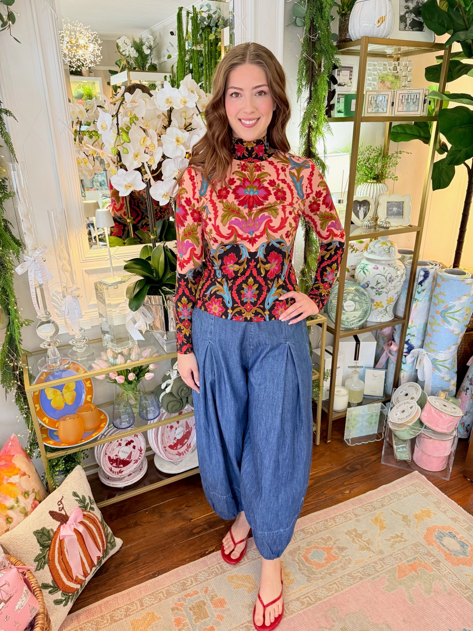 Stevie Top in Grand Tapestry | Elizabeth James