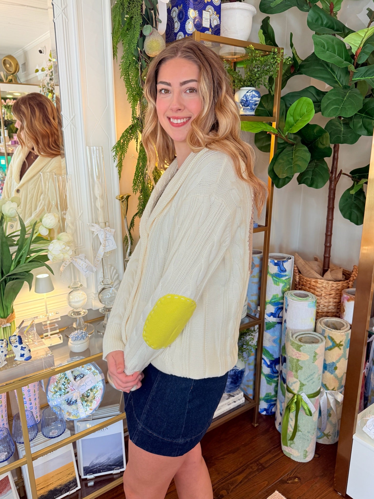Shawl Collar Helen Imperfect Heart Cardigan | Kerri Rosenthal