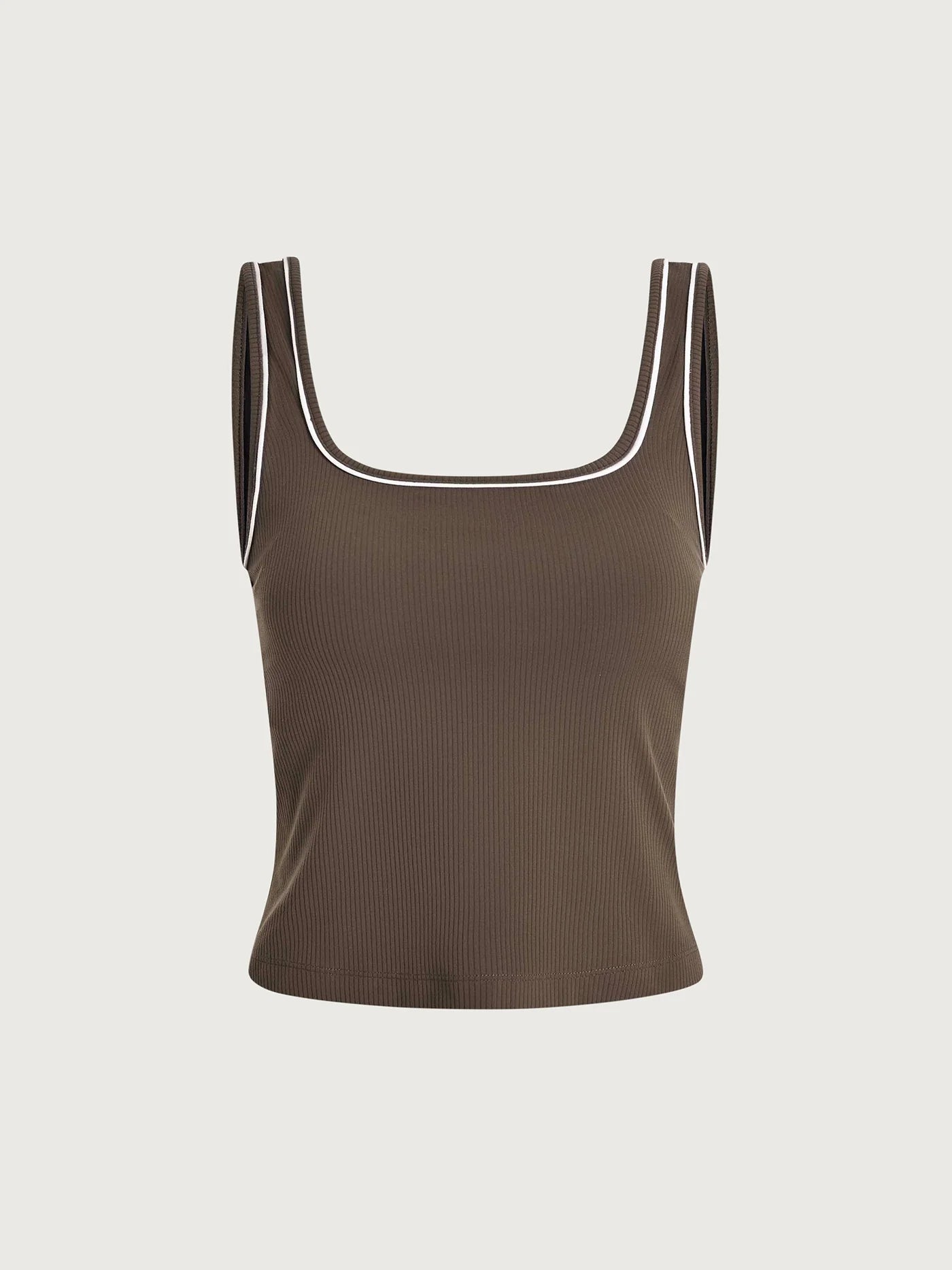 Barney Piped Tank - Chocolate Chip | Varley