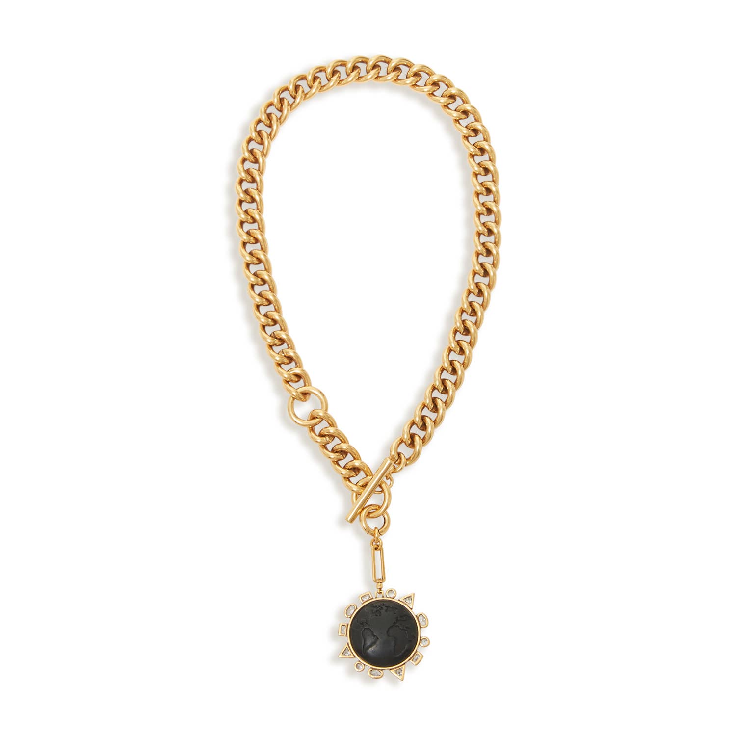 Odyssey Necklace Black/Gold | Mignonne Gavigan