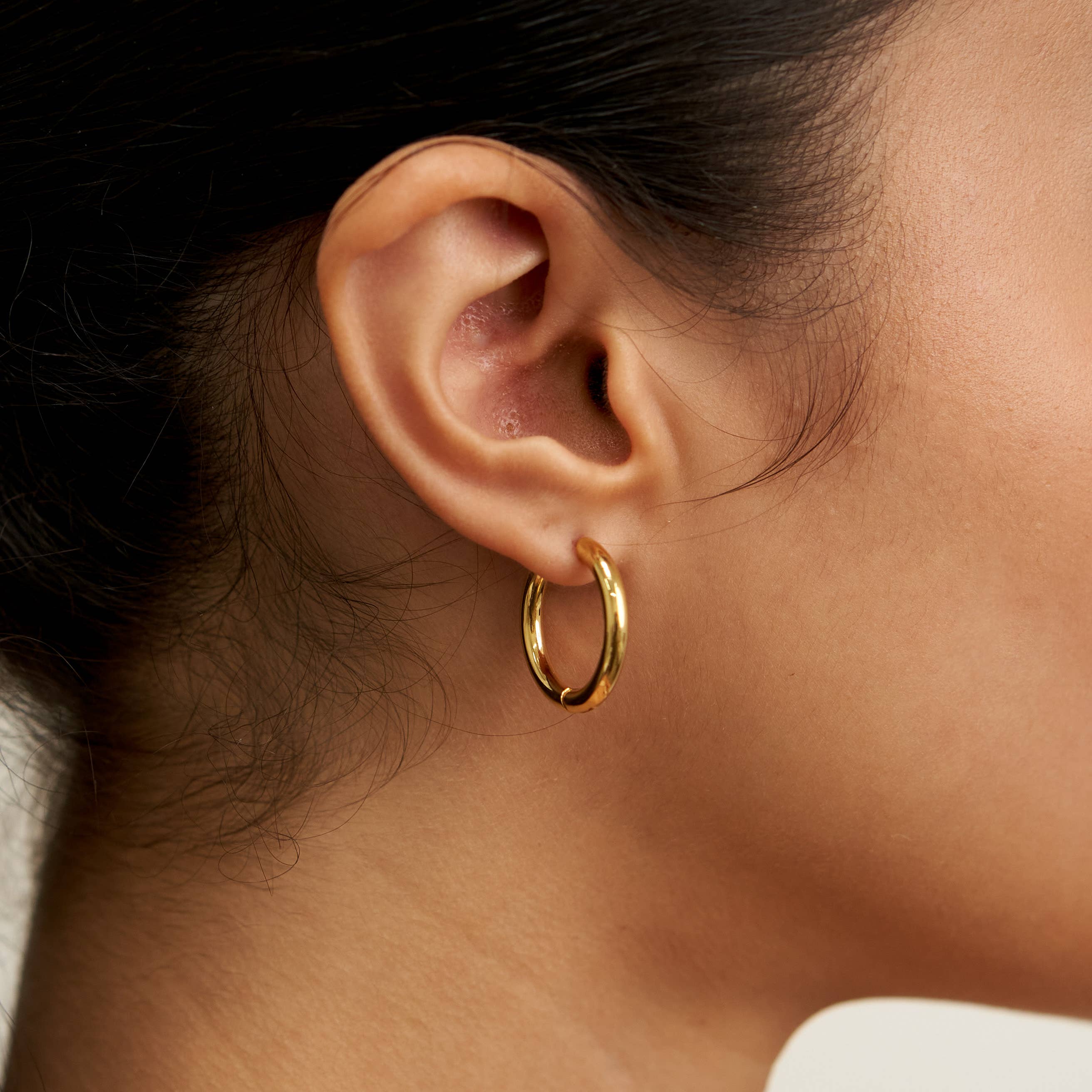 Gold Hoops Mini | Brenda Grands