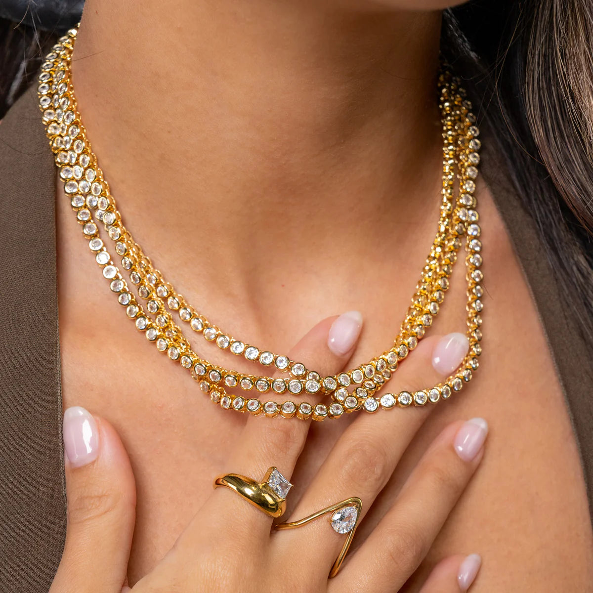 Mali Tennis Necklace | Bracha