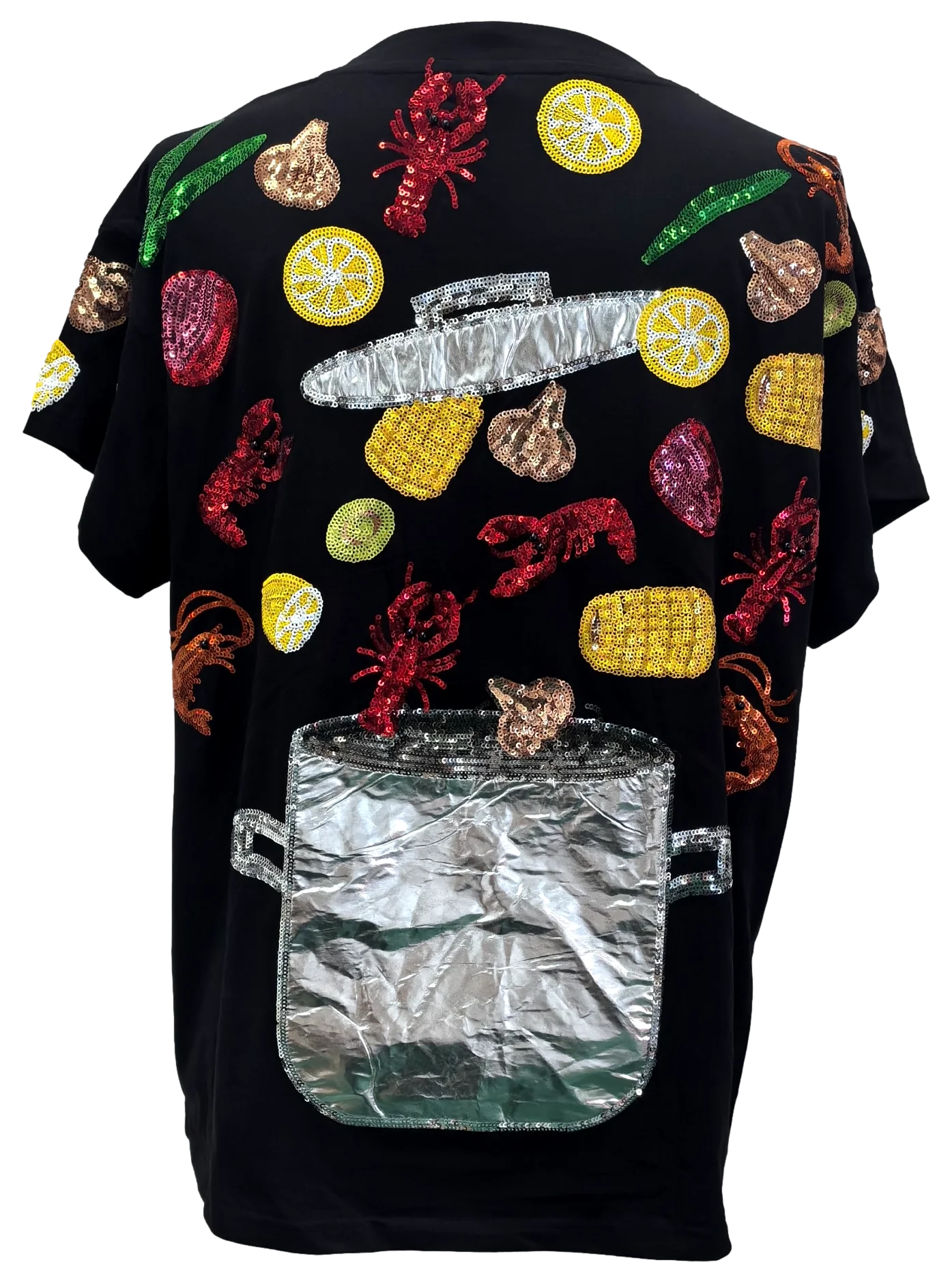 Black Crawfish Pot Tee | Queen of Sparkles