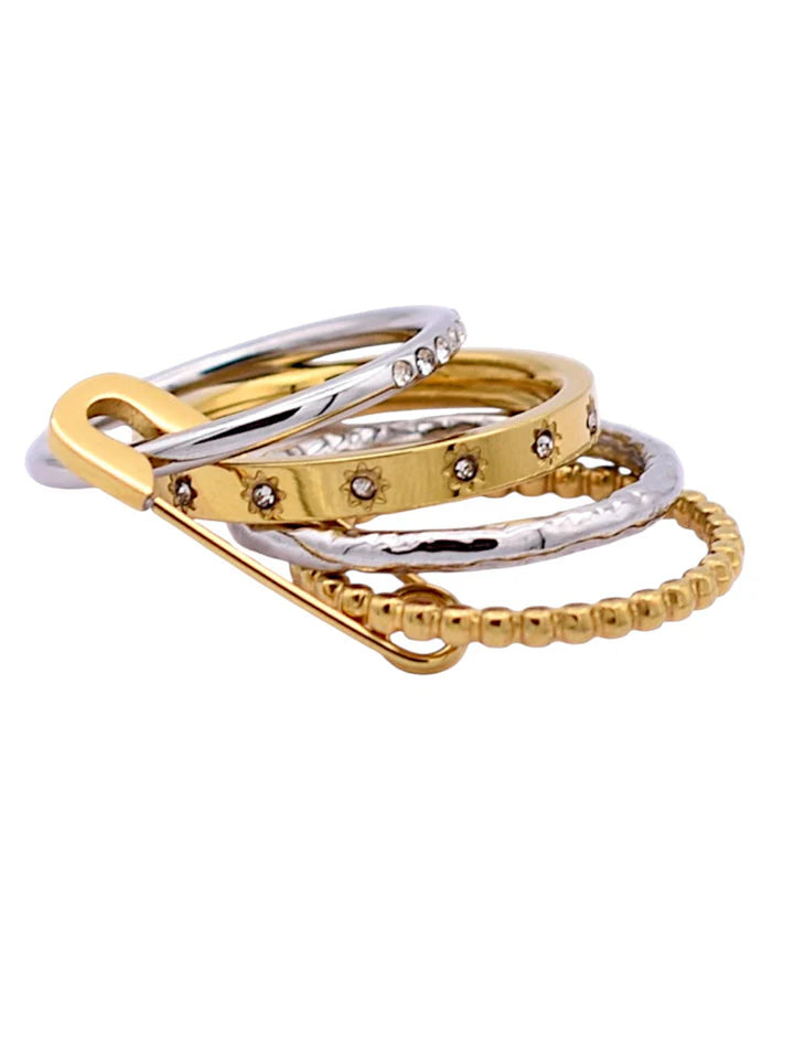 Pin Stack Ring | Farrah B