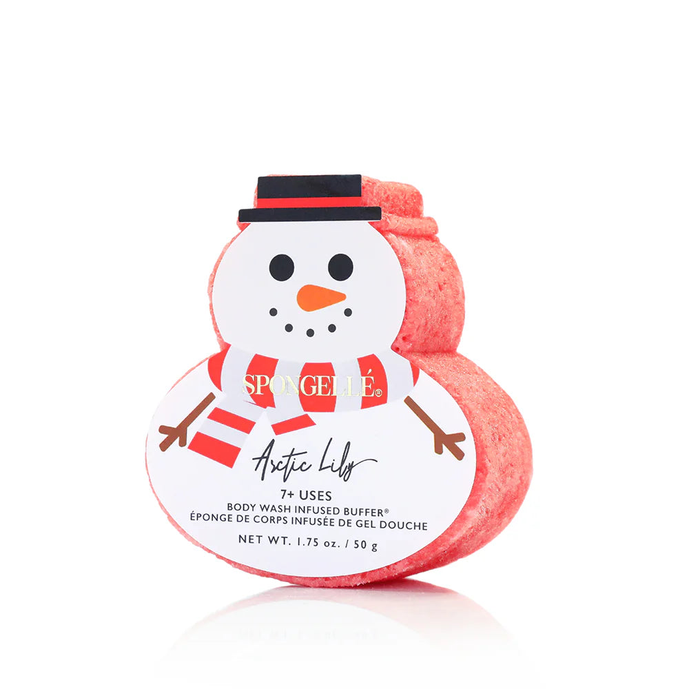 Holiday Snowman Body Wash Infused Buffers