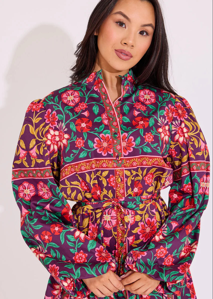Adele Dress - Medieval Floral | Alden Adair