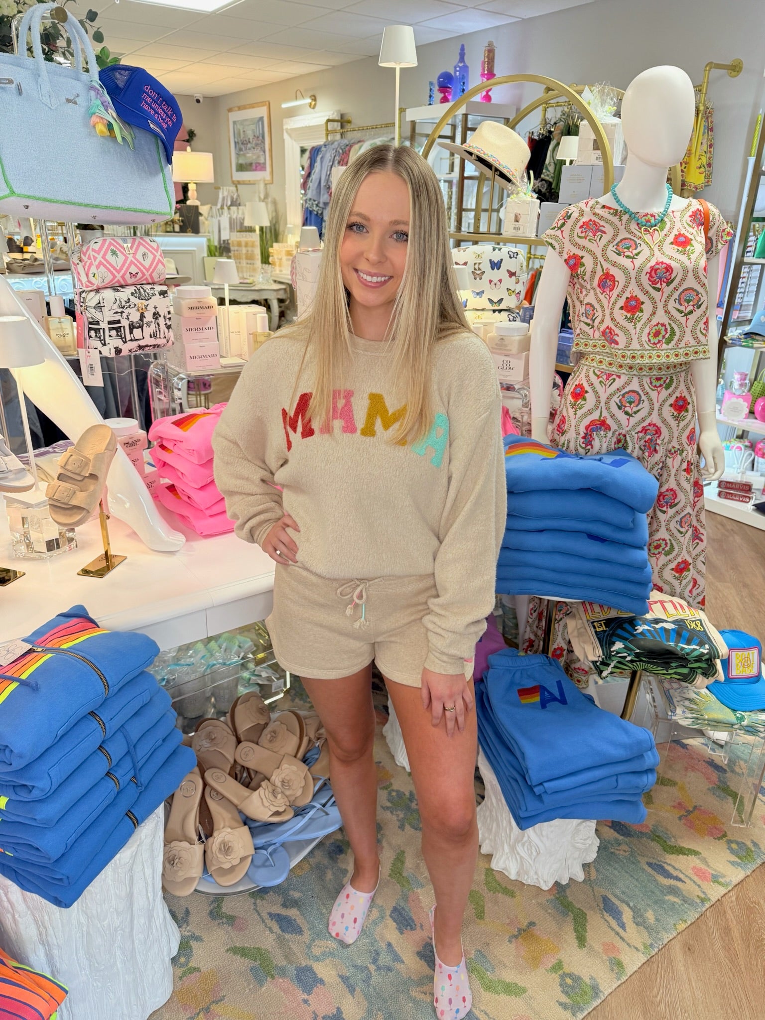 MAMA Fleece Pullover Sweatshirt | P.J. Salvage