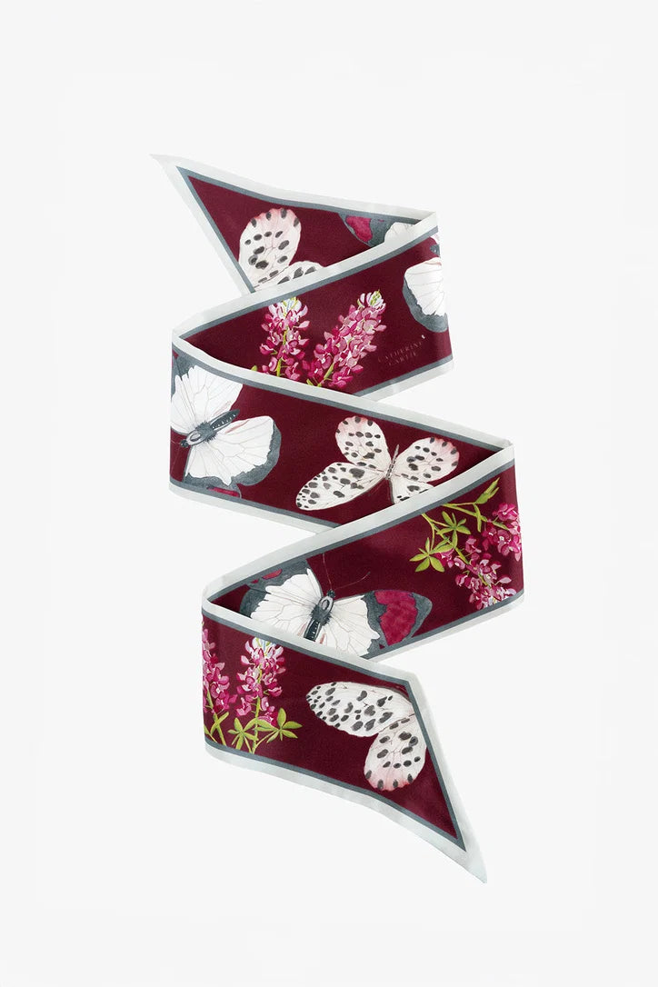 Collegiate Silk Ribbon Scarf | Catherine Cartie
