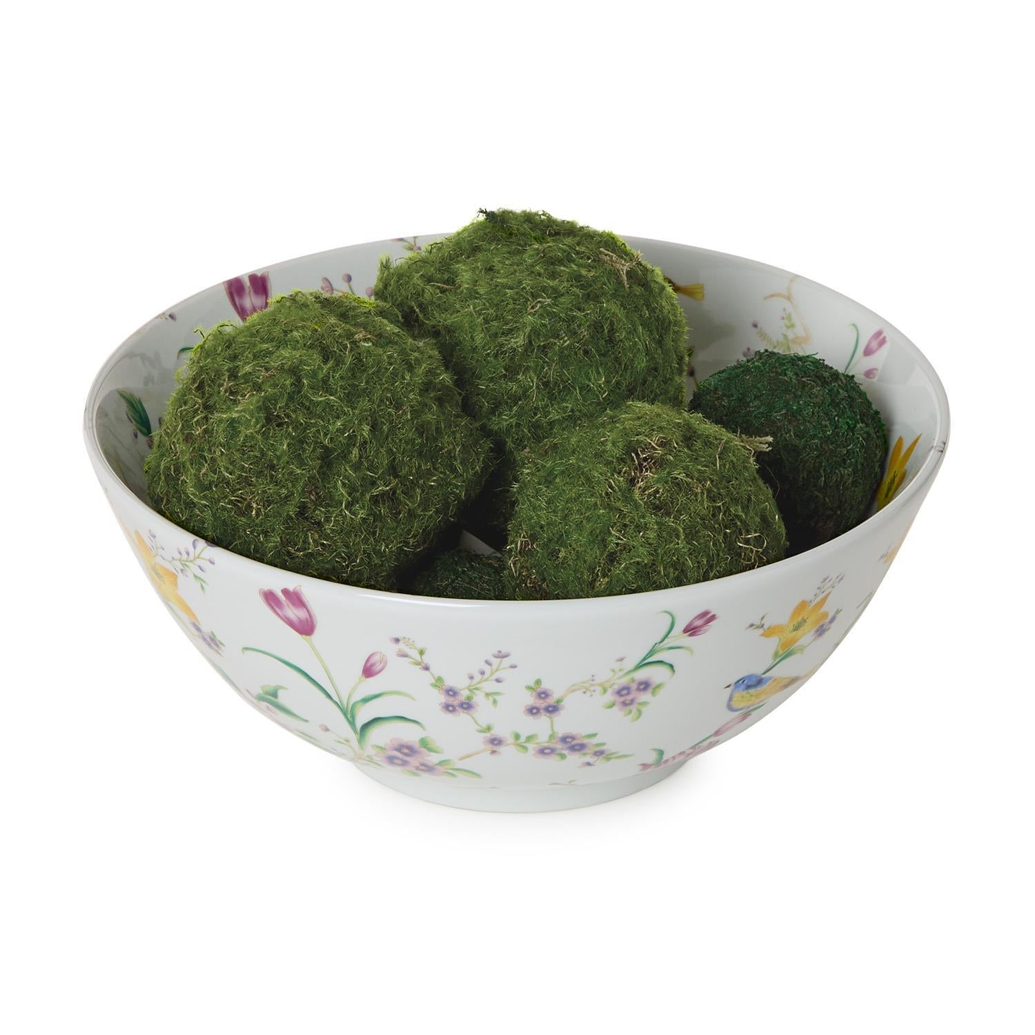 Bird & Blossom Chinoiserie Decorative Bowl - Ceramic