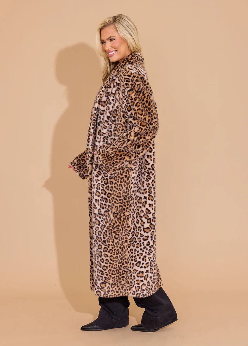 Alexandra Coat - Leopard | Alden Adair