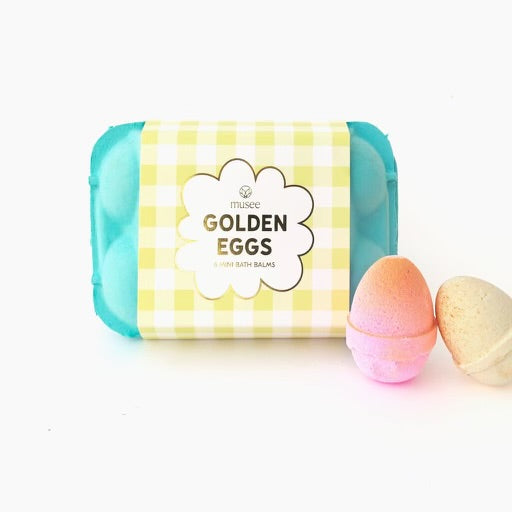 Blue Golden Egg Bath Balms