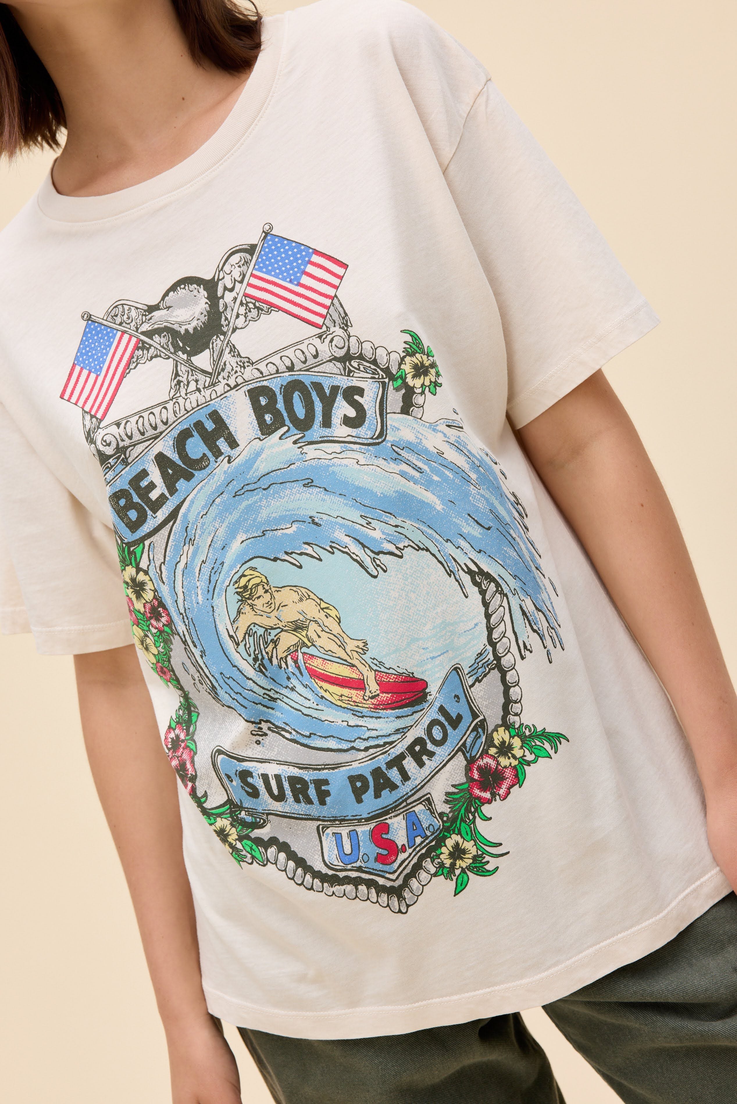 Beach Boys Surf Patrol Boyfriend Tee | Daydreamer