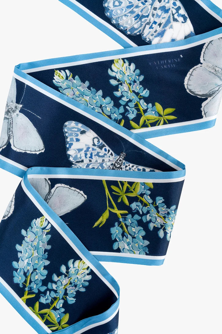 Collegiate Silk Ribbon Scarf | Catherine Cartie