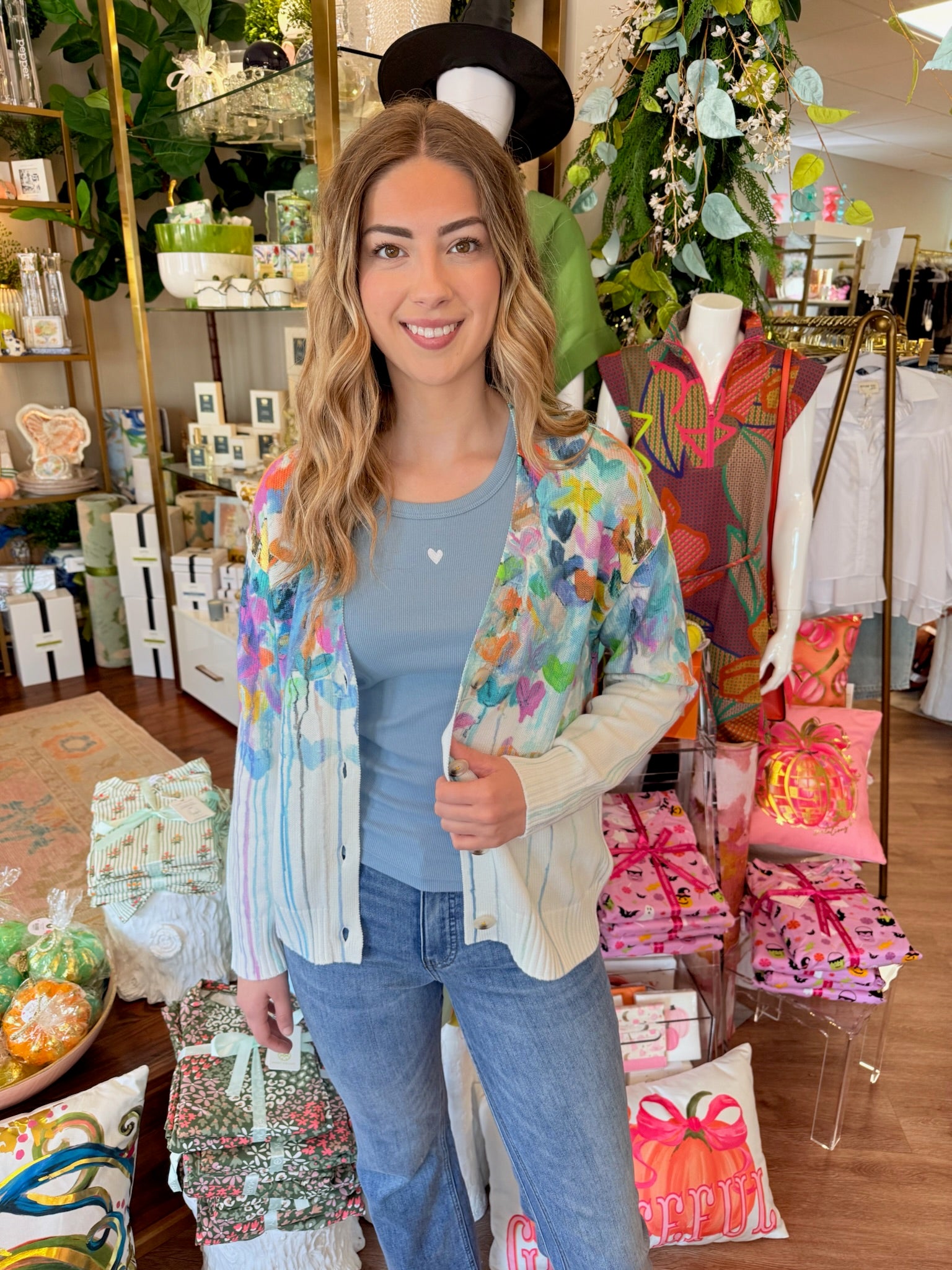 Slouchy Love Adorned Cardigan | Kerri Rosenthal
