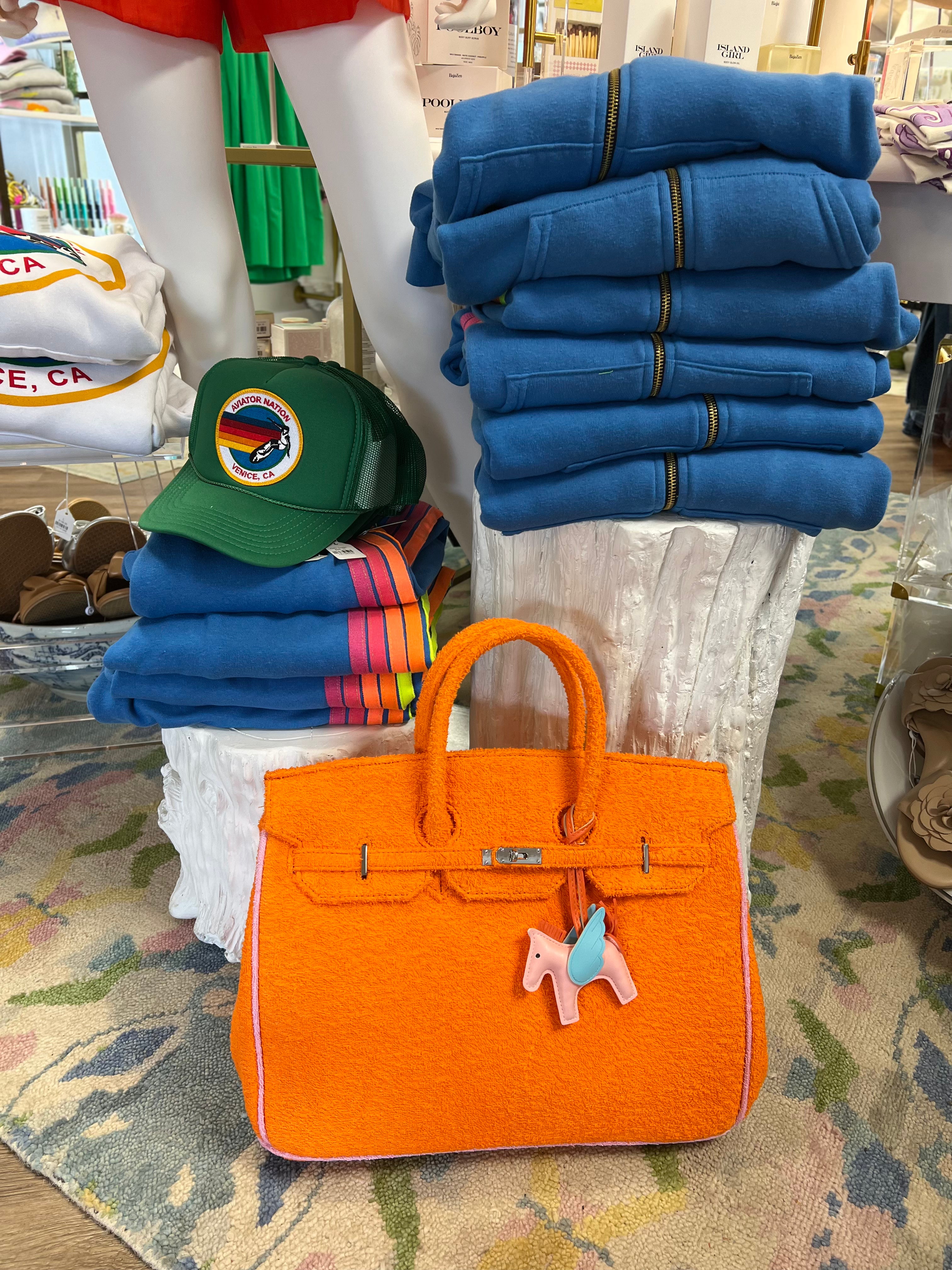 Seaside Terrycloth “B” Tote