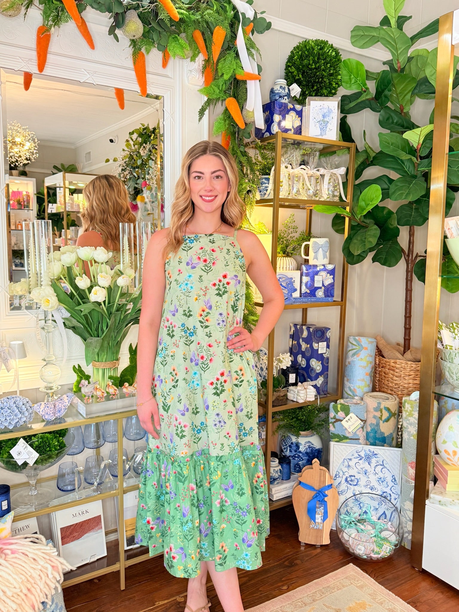 Vera Dress - Mixed Botanical | Double A