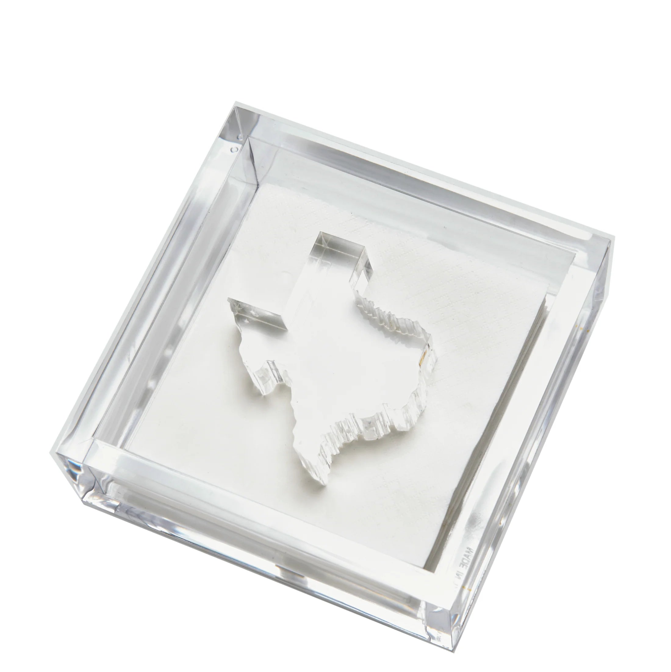COCKTAIL NAPKIN HOLDER - TEXAS | Tara Wilson