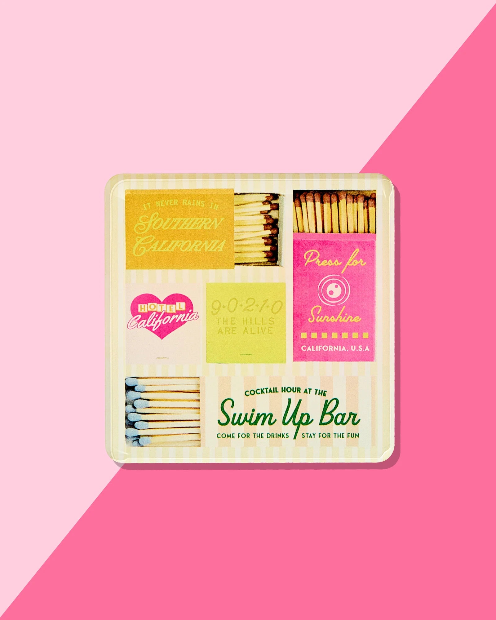 California Matchbook Coasters | Tart by Taylor