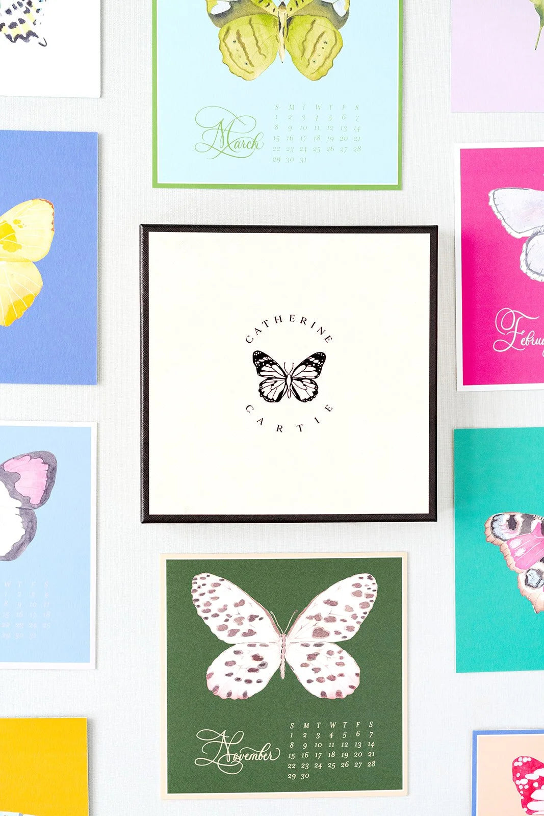 2026 Butterflies Calendar (With Easel) | Catherine Cartie
