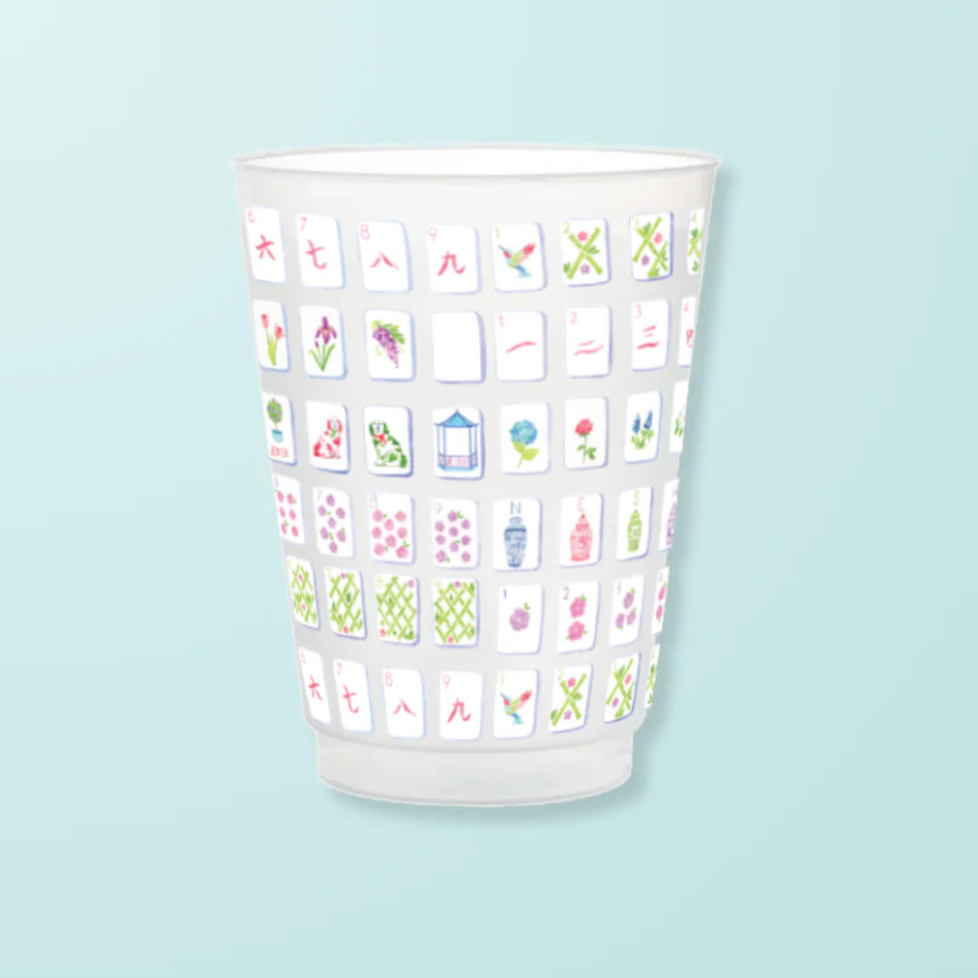 Mahjong Frosted Cups | Taylor Paladino