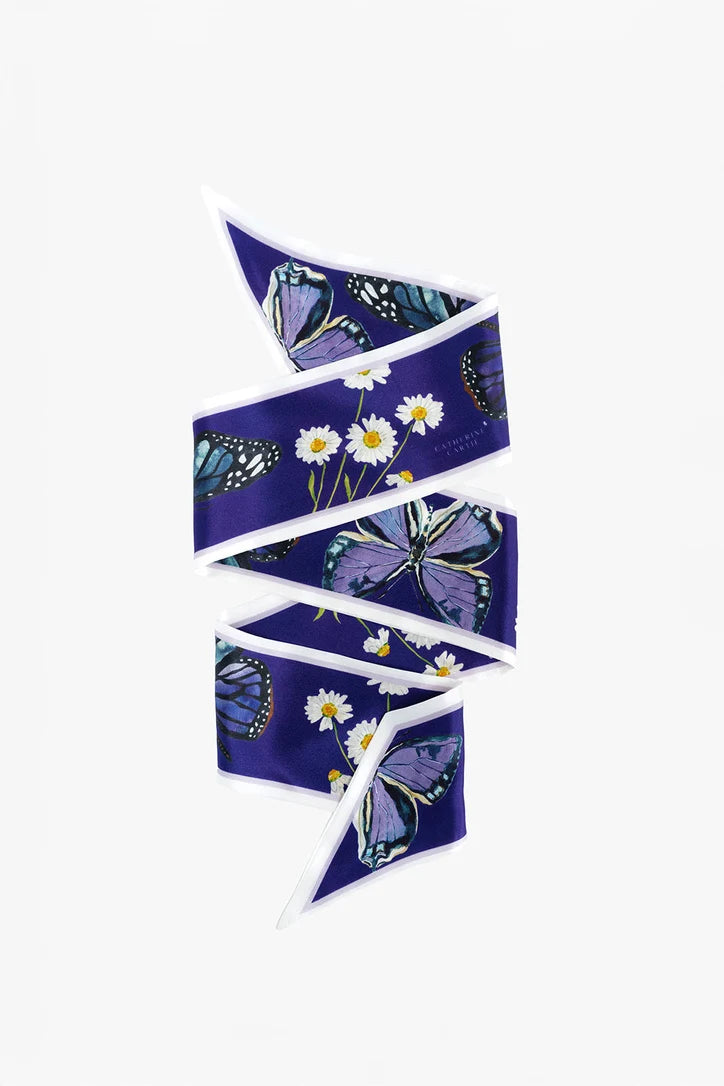 Collegiate Silk Ribbon Scarf | Catherine Cartie