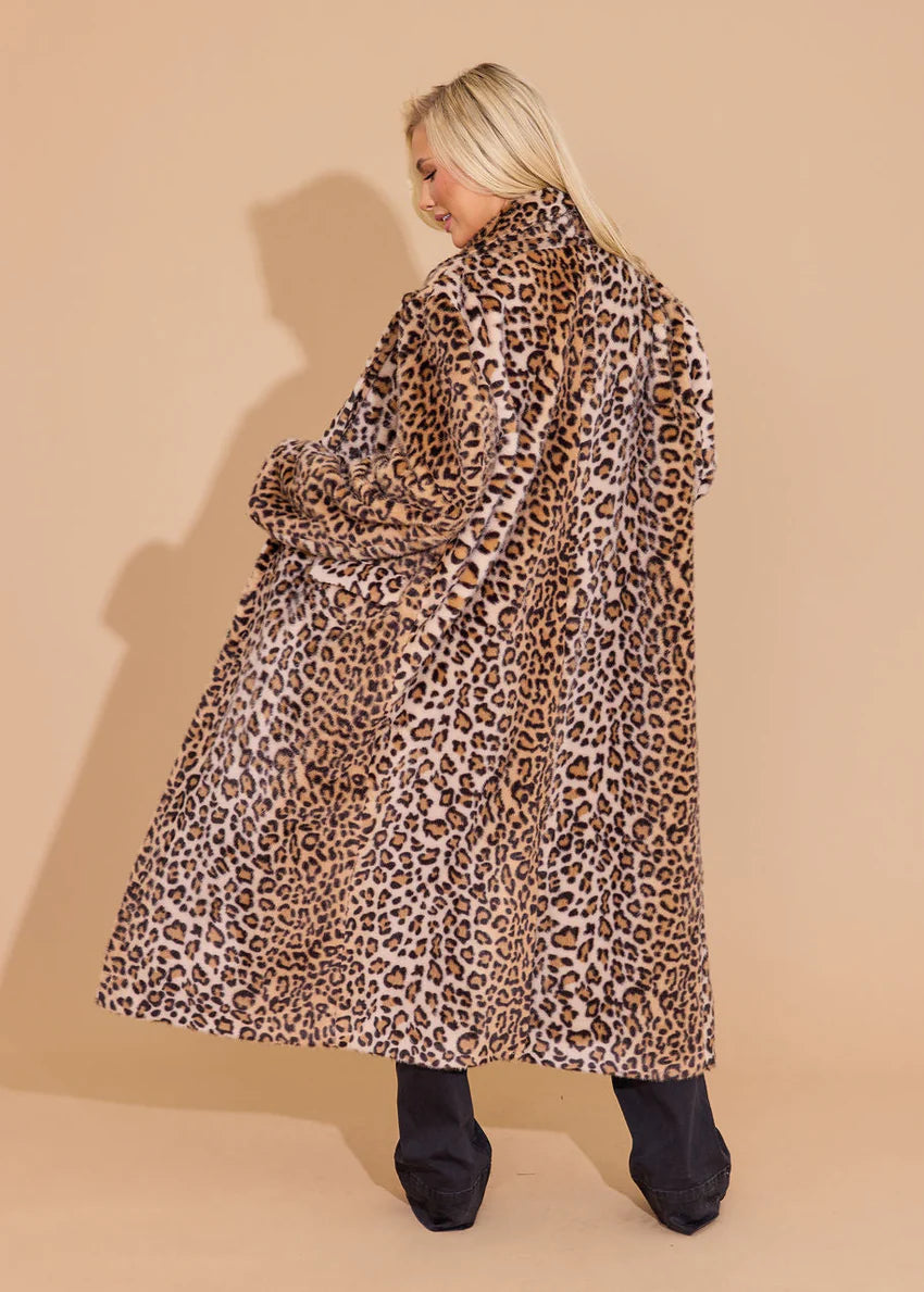 Alexandra Coat - Leopard | Alden Adair