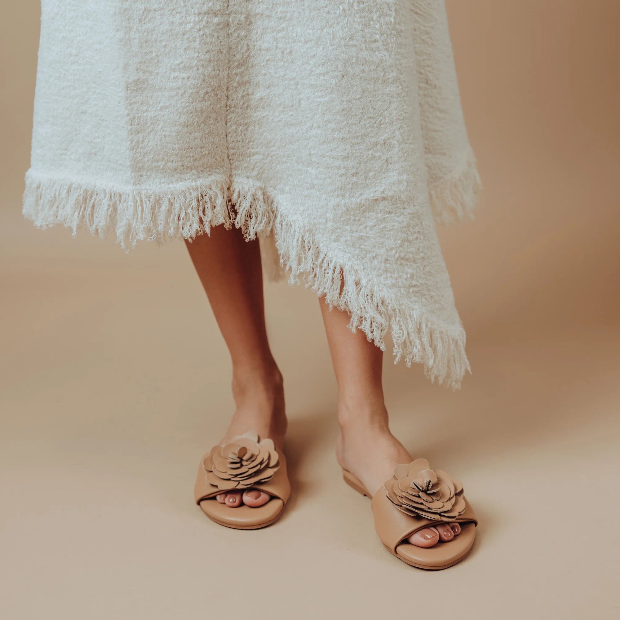 Dahlie Slide Sandal - Bistro | Soléi Sea